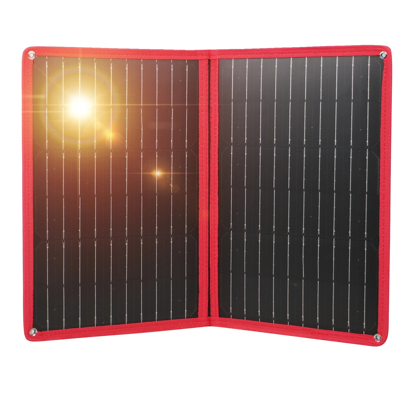 Solarpanel, Flexibles Design, Tragbare Energielösung, 20w