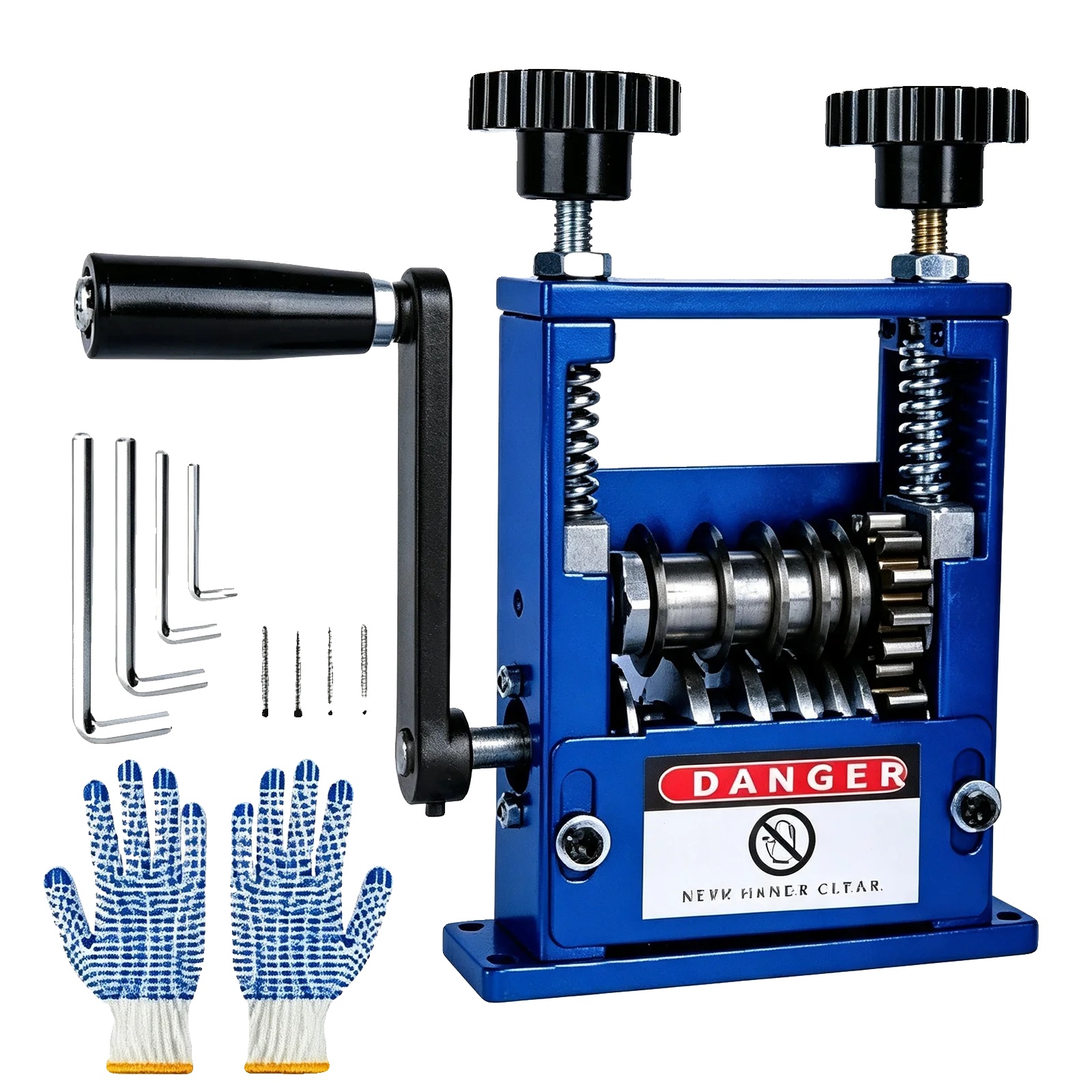 Drahtabisoliermaschine, Dualbetrieb, Kompaktes Design, Blau