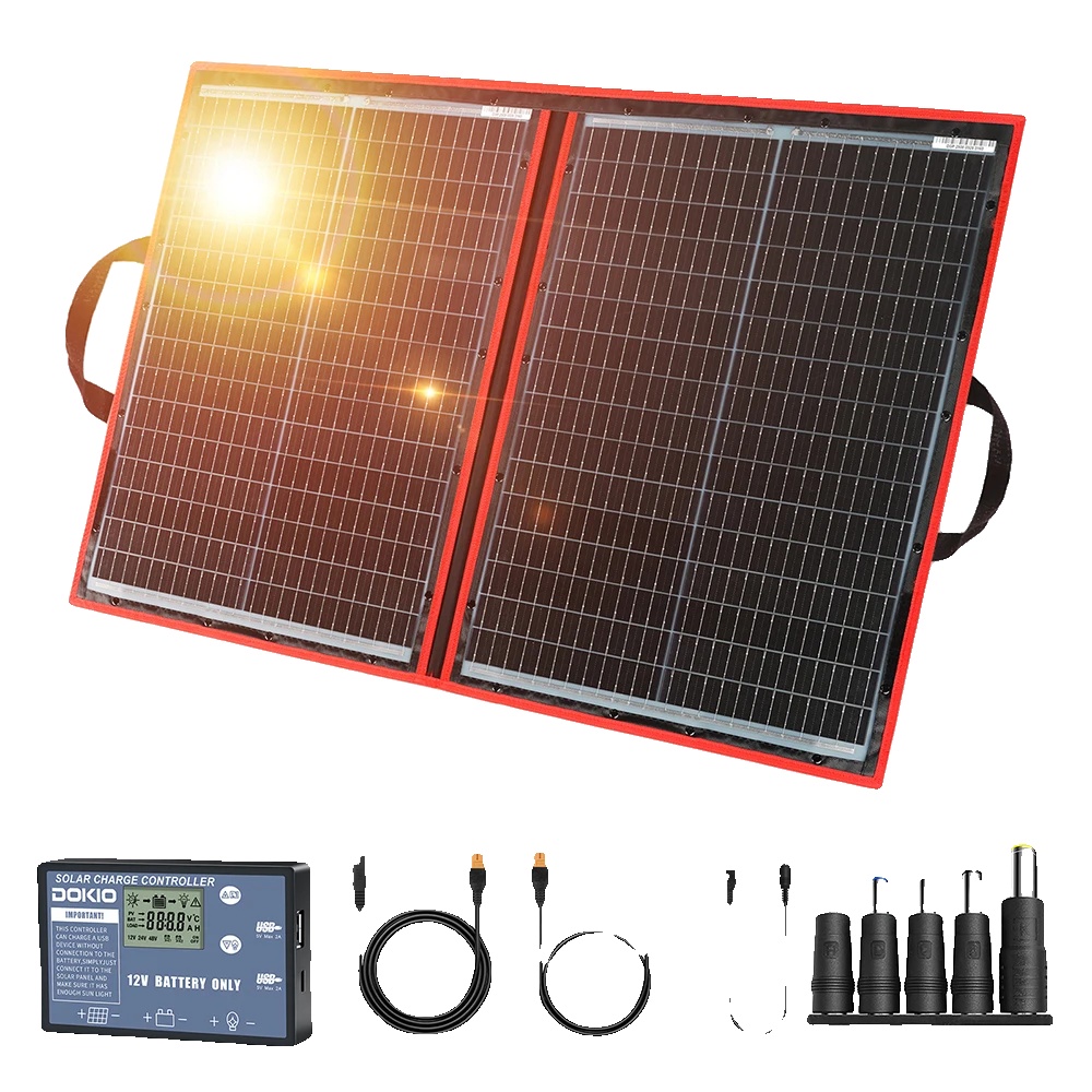 Solarpanel, Tragbares Design, Vielseitiges Laden, 97w