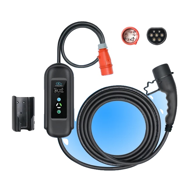 Ev-ladegerät, Hohe Sicherheit, Tragbares Design, Schwarz