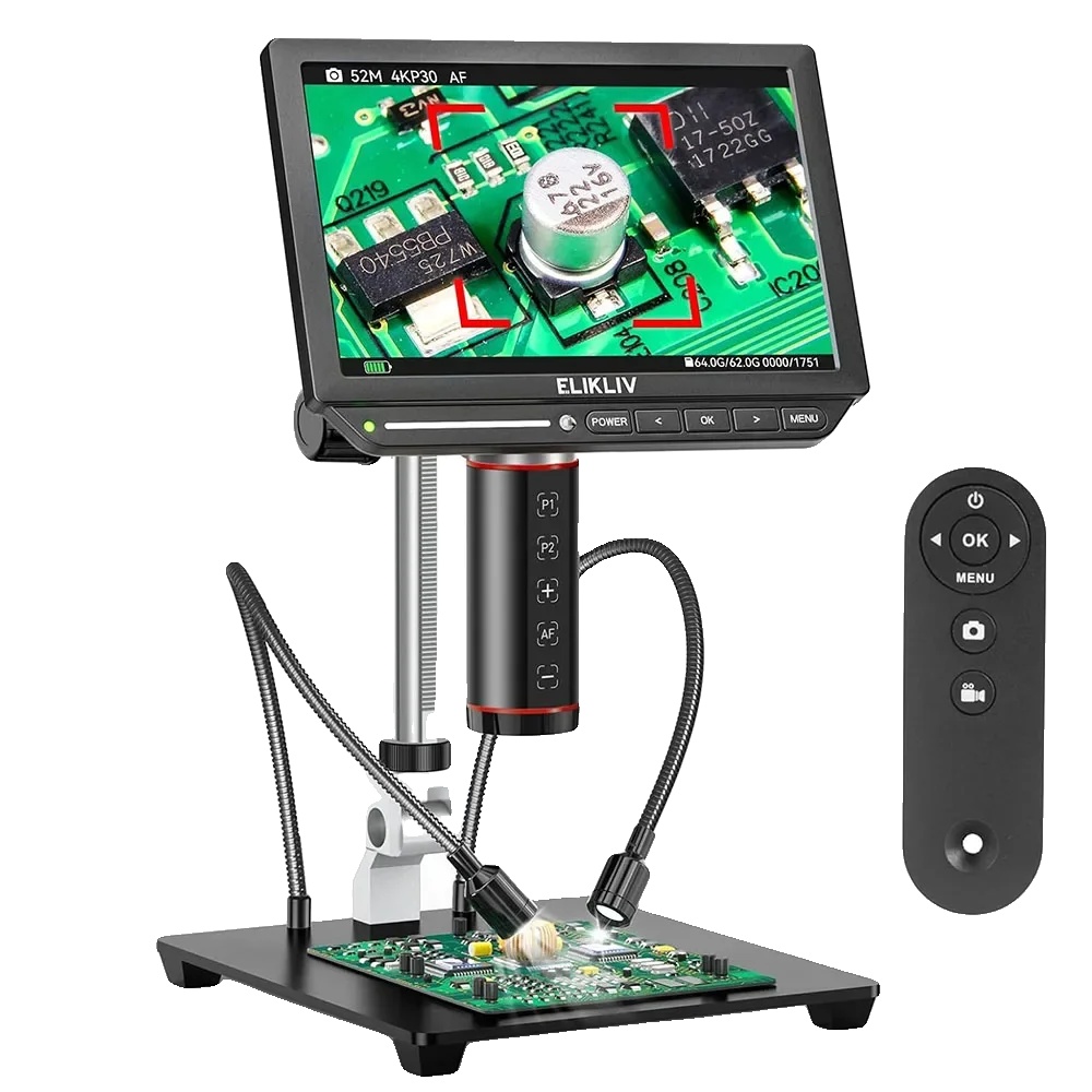 Digitalmikroskop, Autofokus, 4k Uhd-bildgebung, Em4k-af