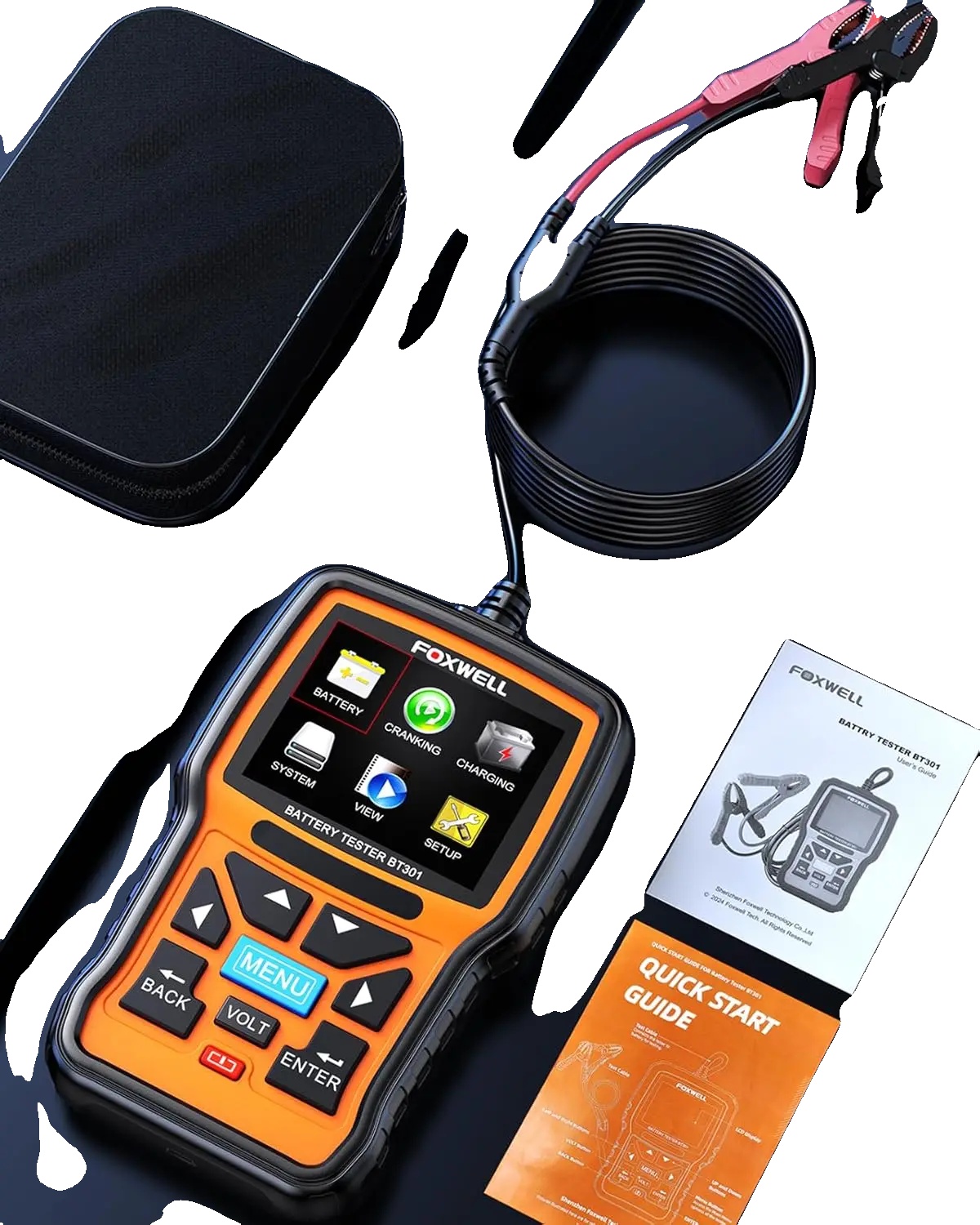 Batterietester, Präzise Diagnosen, Breite Fahrzeugkompatibilität, Bt301