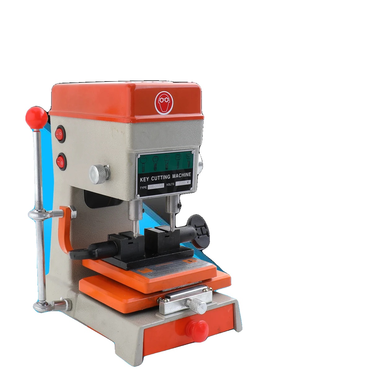 Schlüssel-schneidemaschine, 220v, 8000 U/min, 100w Leistung, Kompaktes Design, Zubehörschublade