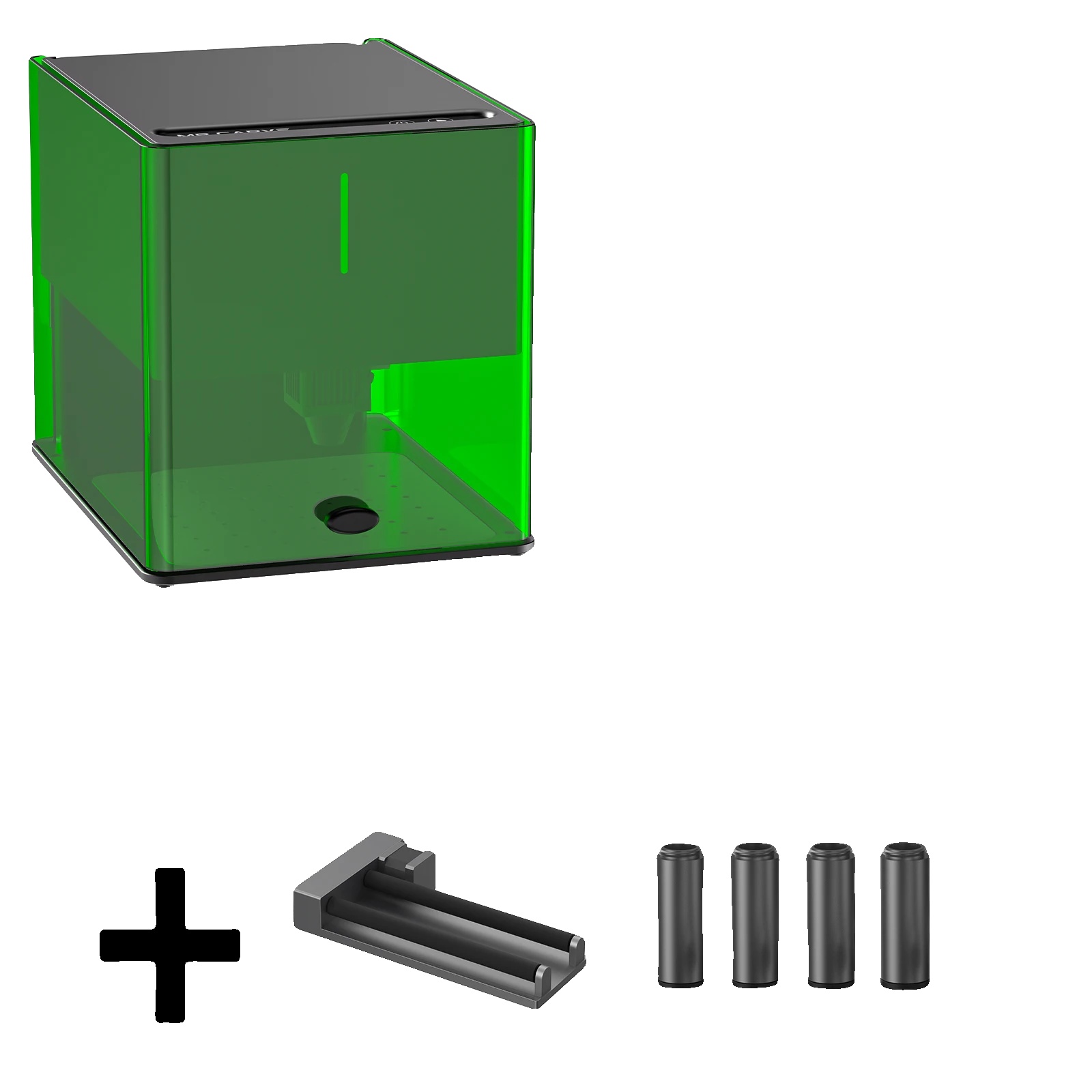 Lasergravierer, 100x100mm Gravurfläche, Vielseitige Materialien, Basis-anzug 1, 5w, Eu-stecker