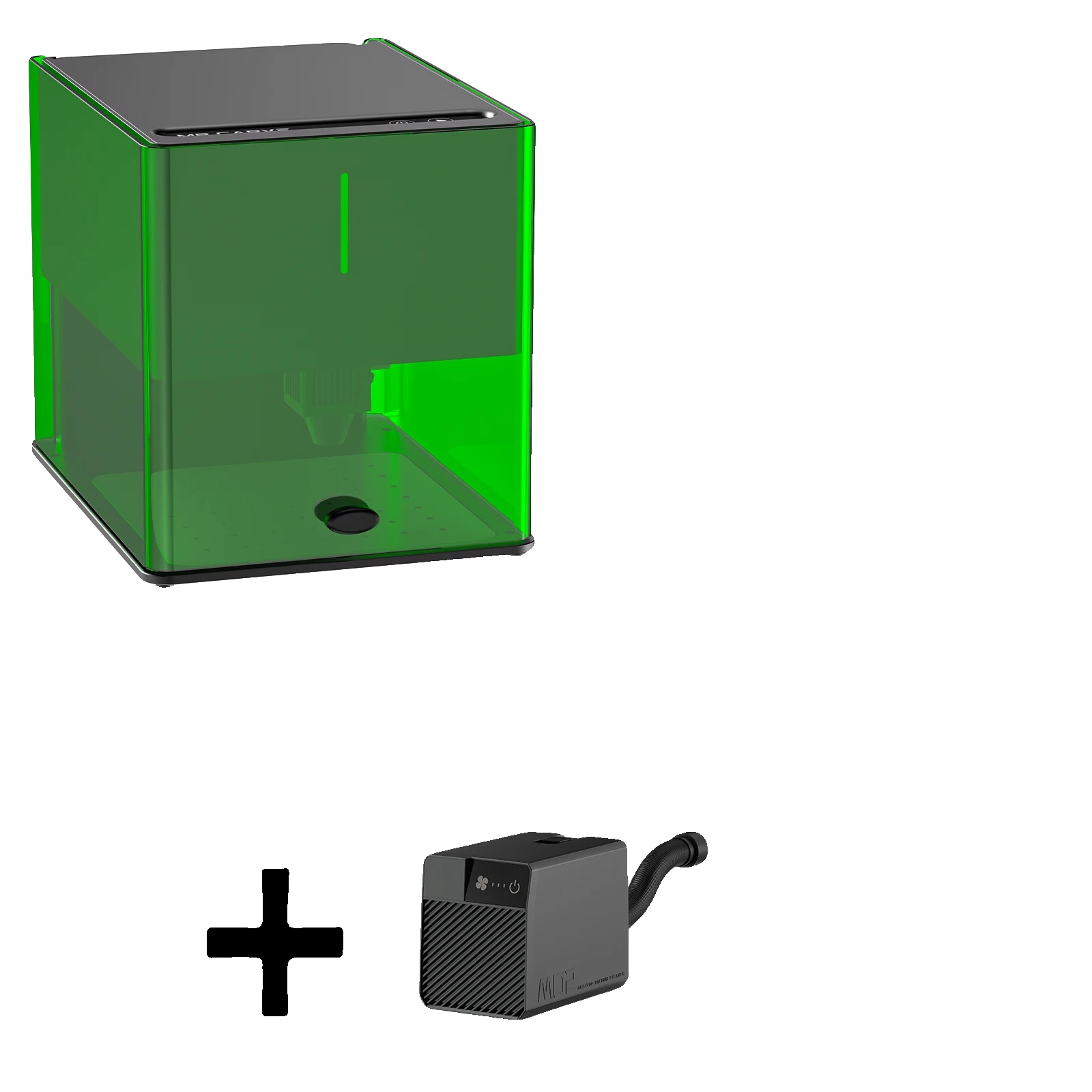 Lasergravierer, 100x100mm Gravurfläche, Vielseitige Materialien, Basis-anzug 3-a, 10w-a, Eu-stecker-d