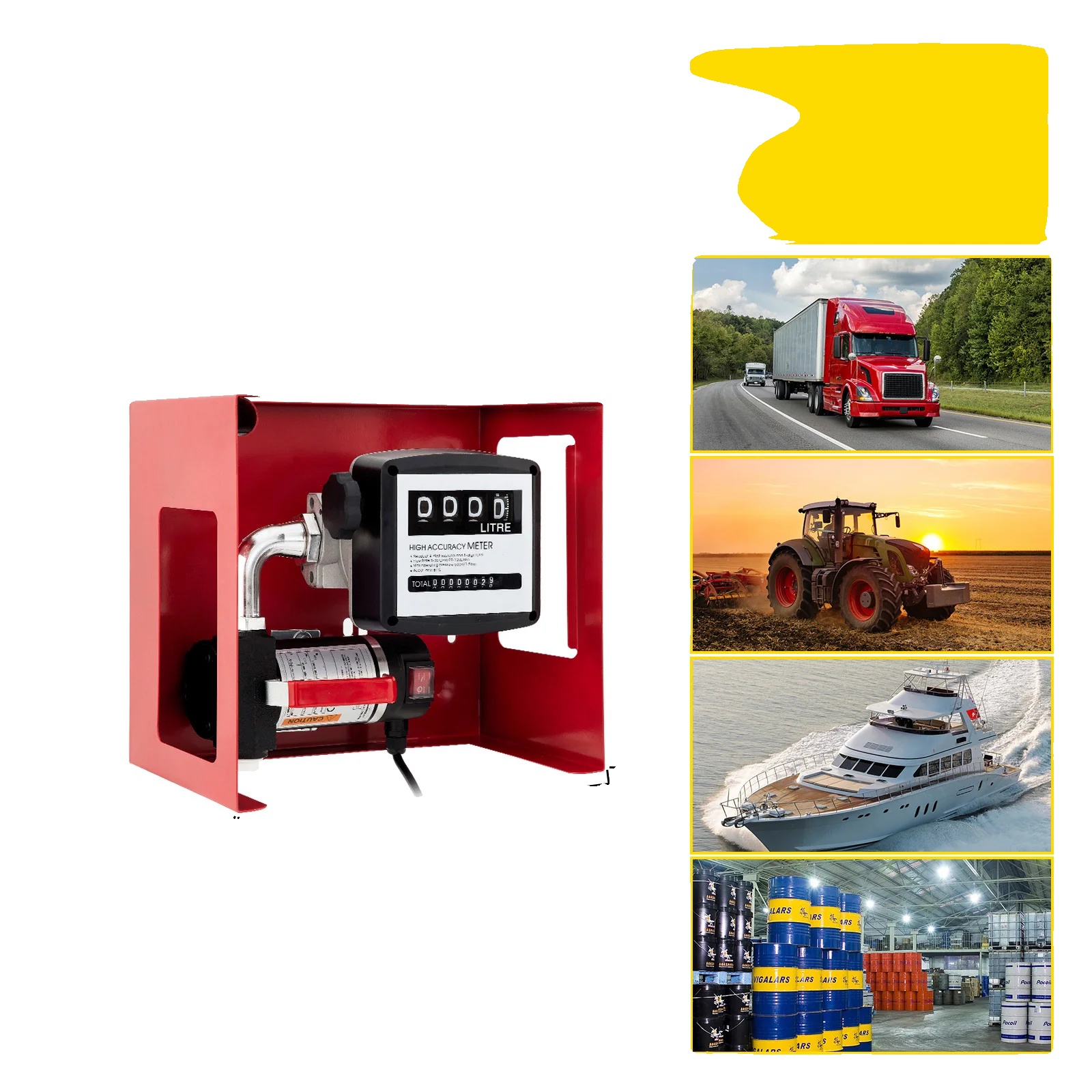 Kraftstoffübertragungs-pumpe, Digitaler Kraftstoffzähler, Selbstansaugendes Design, 40l-min
