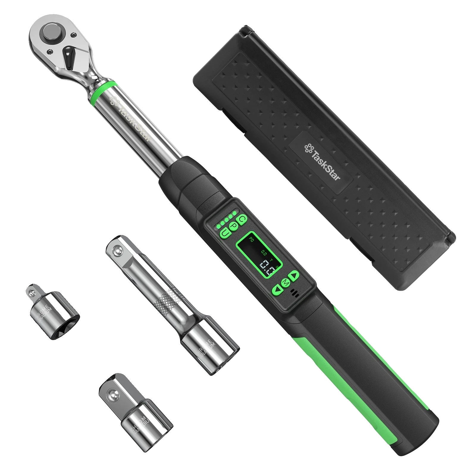 Digitale Drehmomentschlüssel, ±2% Genauigkeit, Dualmodus-funktionalität, Drehmomentschlüssel Set