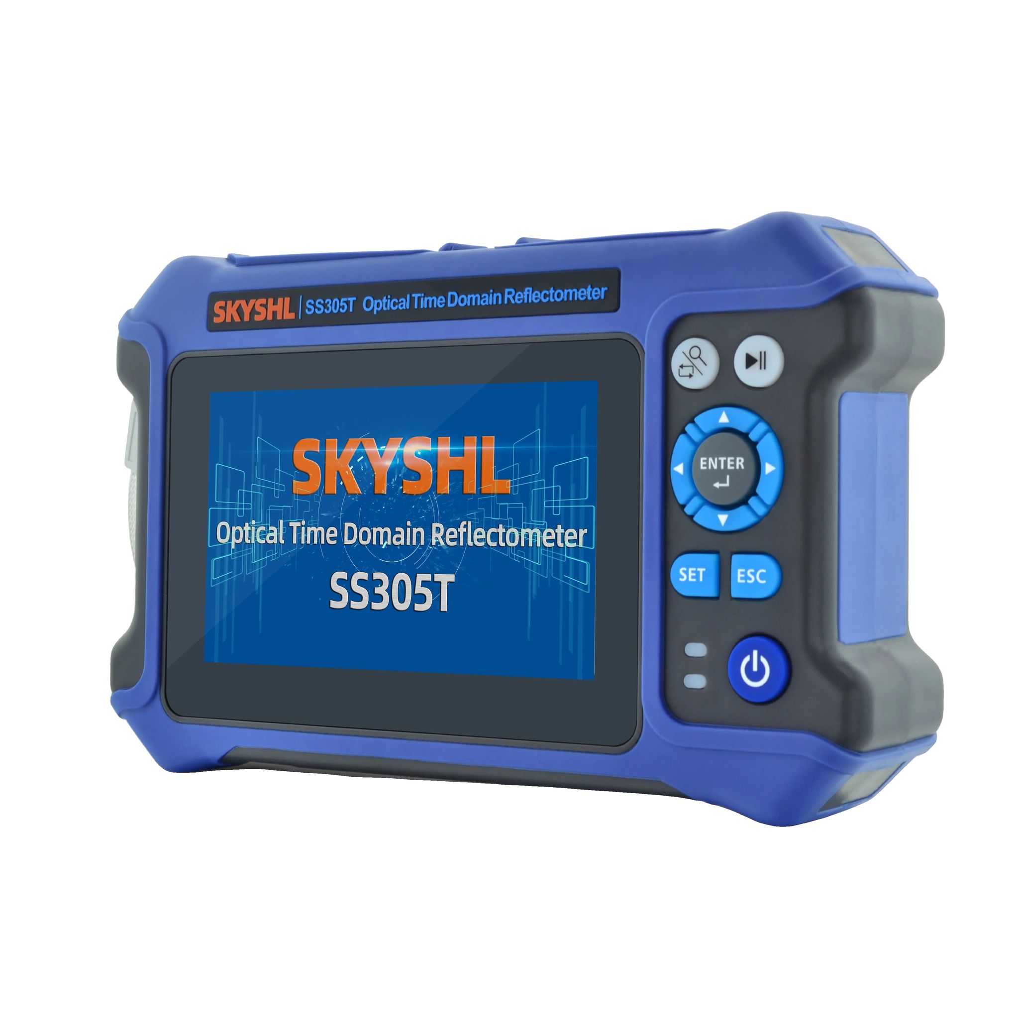 Optisches Zeitbereichsreflektometer, 1310nm+1550nm, Maximaler Dynamikbereich 28db+26db, Testdistanz 80km, 4,3-zoll-touchscreen, Kompatibel Mit