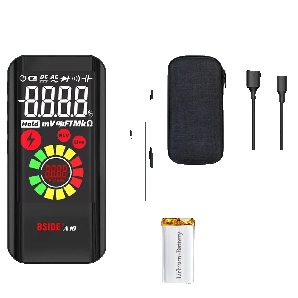 Digitalmultimeter, Wiederaufladbare Batterie, Emf-detektion, Bside A10