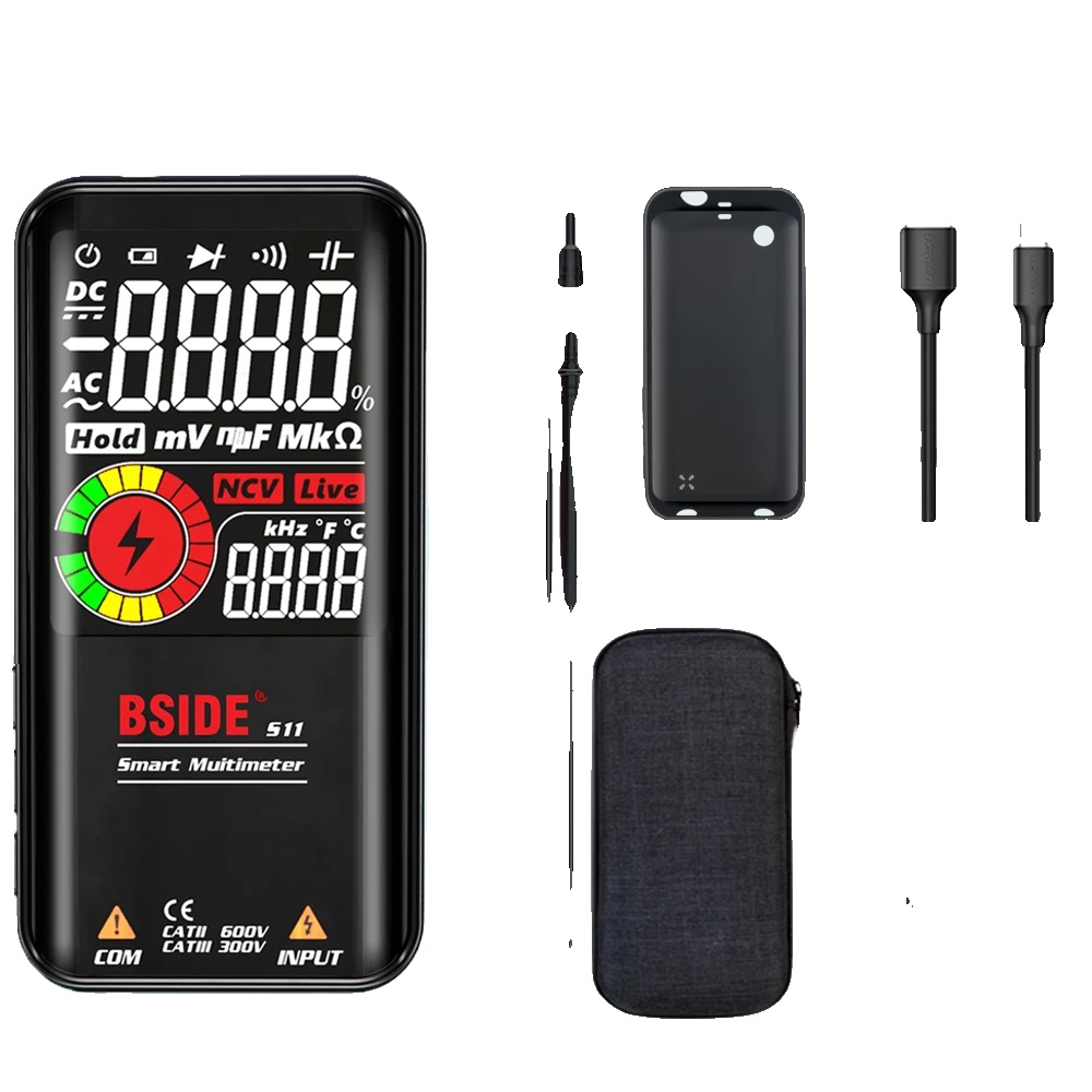 Digitalmultimeter, Wiederaufladbare Batterie, Emf-detektion, Bside S11