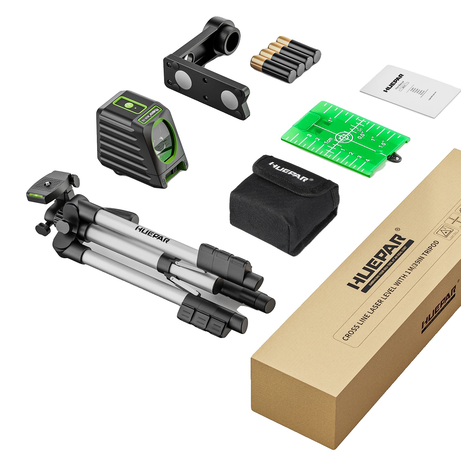 Kreuzlinienlaser, Selbstnivellierend, Stativ Enthalten, Box-1g Niveau Eingestellt, Kein Stecker