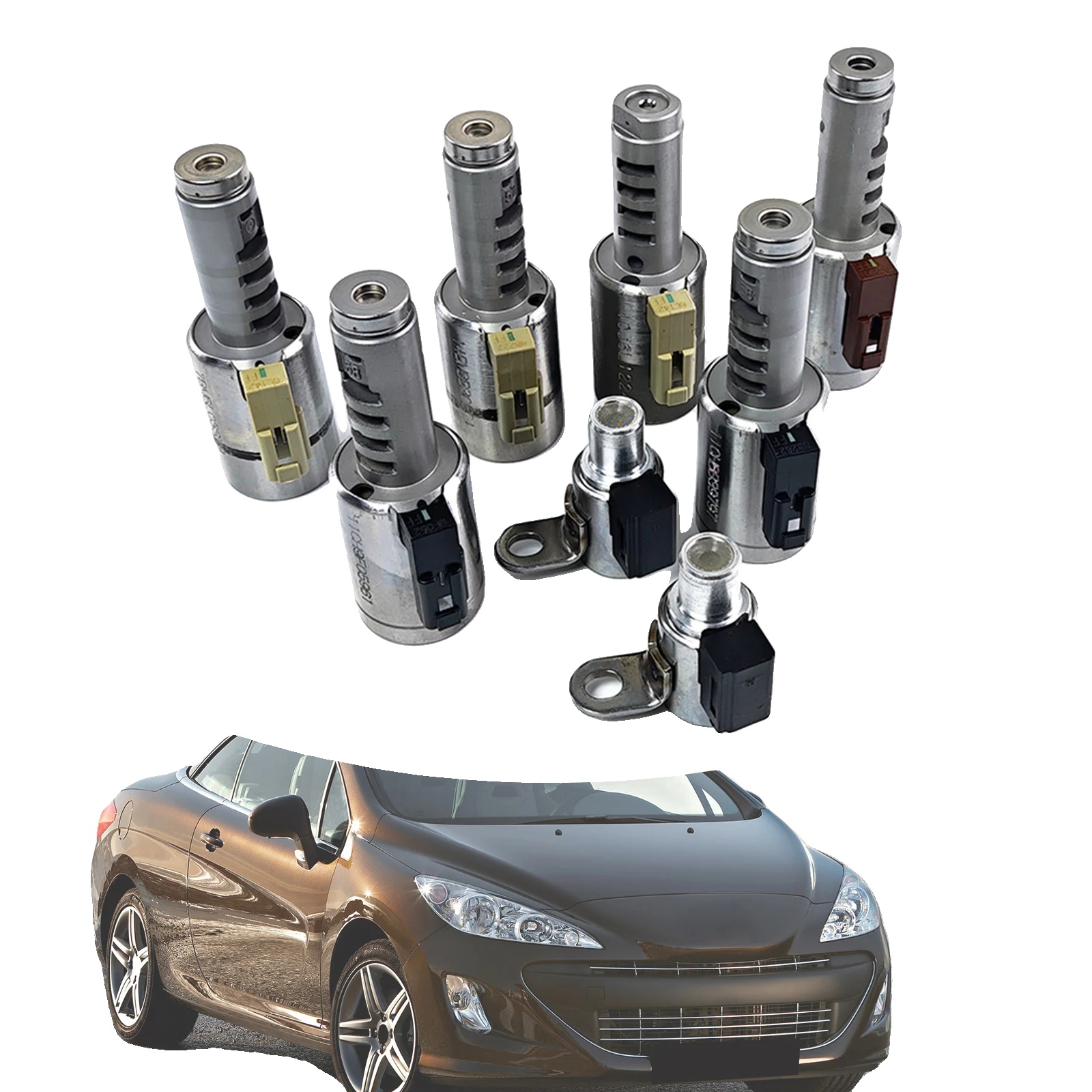 Getriebeventil-kit, Metallkonstruktion, 8 Enthaltene Ventile, Kompatibilität Mit Peugeot-fahrzeugen, Stabile Leistung, Direkter Ersatztyp