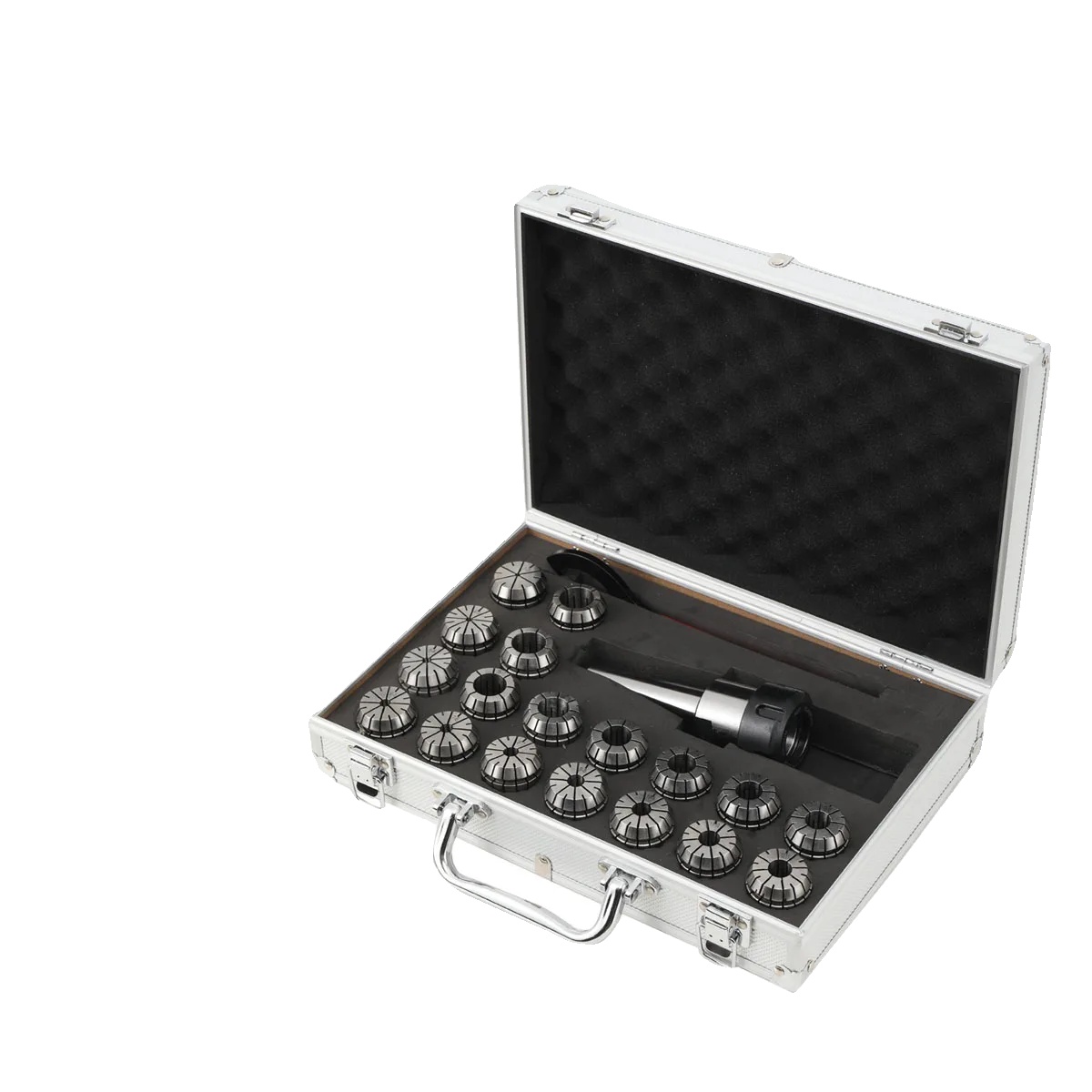 Collet Set, Hochwertiger Federstahl, Länge 40 Mm, Durchmesser 32 Mm, Spindel Zugstangen-gewinde 1/2-13, Er32 Spannbereich 3 Mm Bis 20 Mm