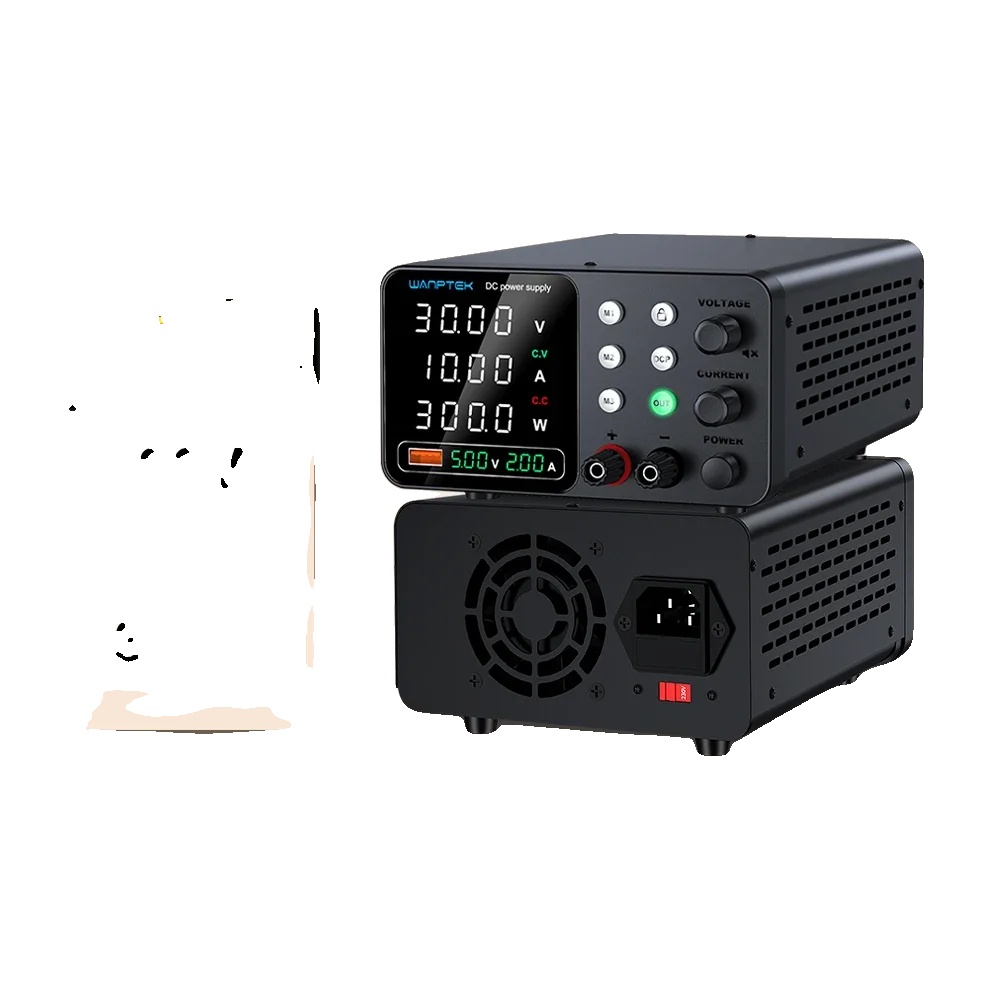 Dc-netzteil, Einstellbare Spannung, Kompaktes Design, Schwarz Tps-c3010