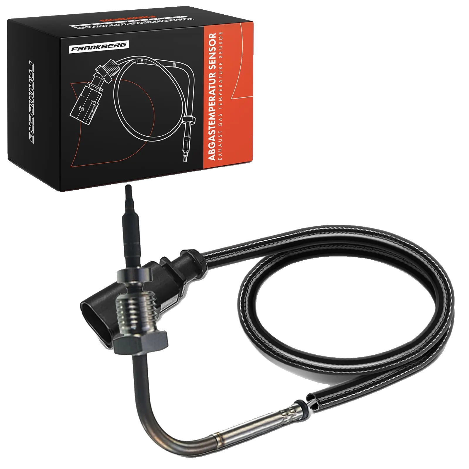 Temperatursensor, Kabellänge 750 Mm, Gewindegröße M14 X 1,5, Anzahl Der Steckverbinderkontakte 2, Schlüsselgröße 17, Steckverbindergehäuse Form D-form