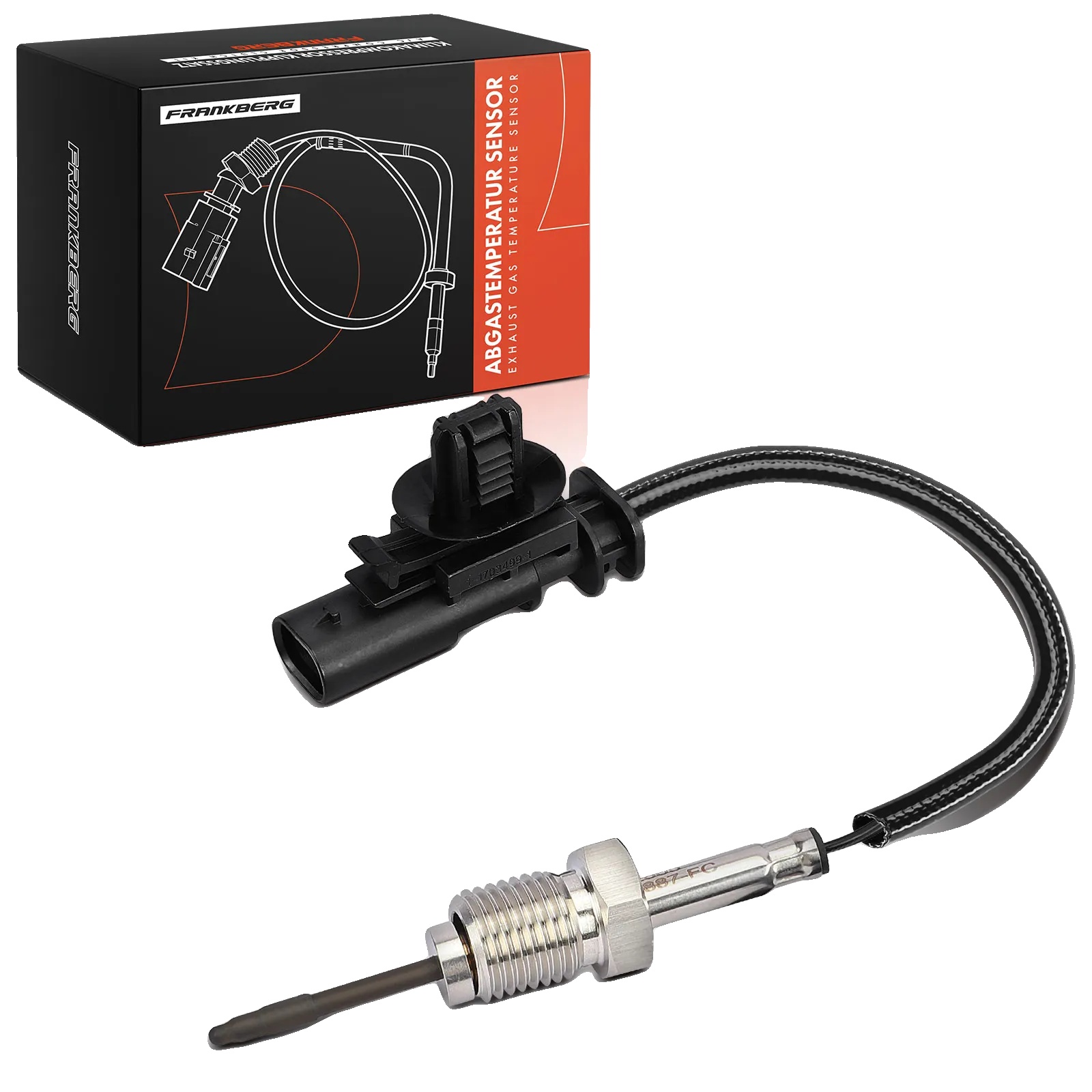 Temperatursensor, Kabellänge 325 Mm, Gewindegröße M14x1,5, Anzahl Der Anschlusskontakte 2, Schlüsselgröße 16, Gehäuseform Des Steckverbinders Oval