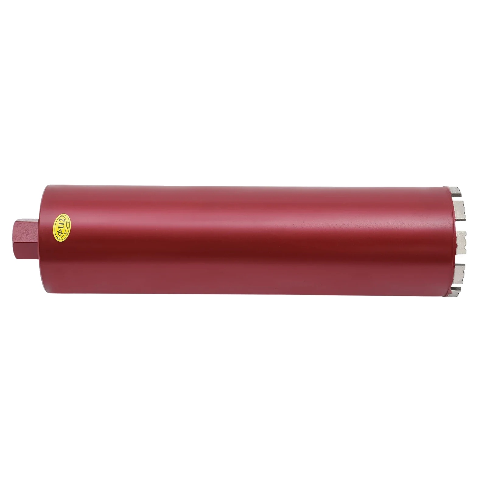 Kernbohrer, 112mm Schnittdurchmesser, Nasse Diamantbeschichtung, Rot