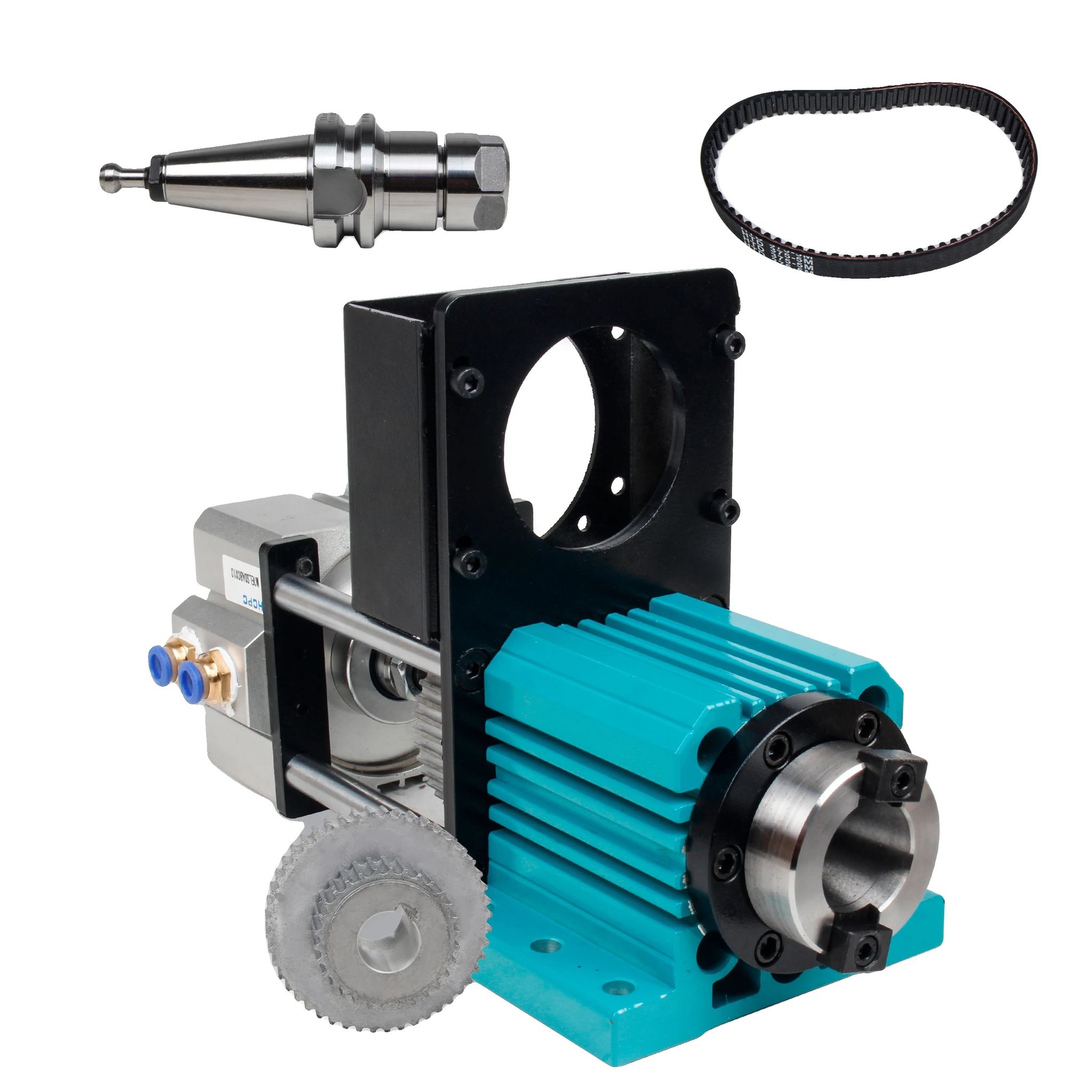 Cnc-spindel, Halbautomatischer Werkzeugwechsel, Bohranwendung, Mit Motorhalterung