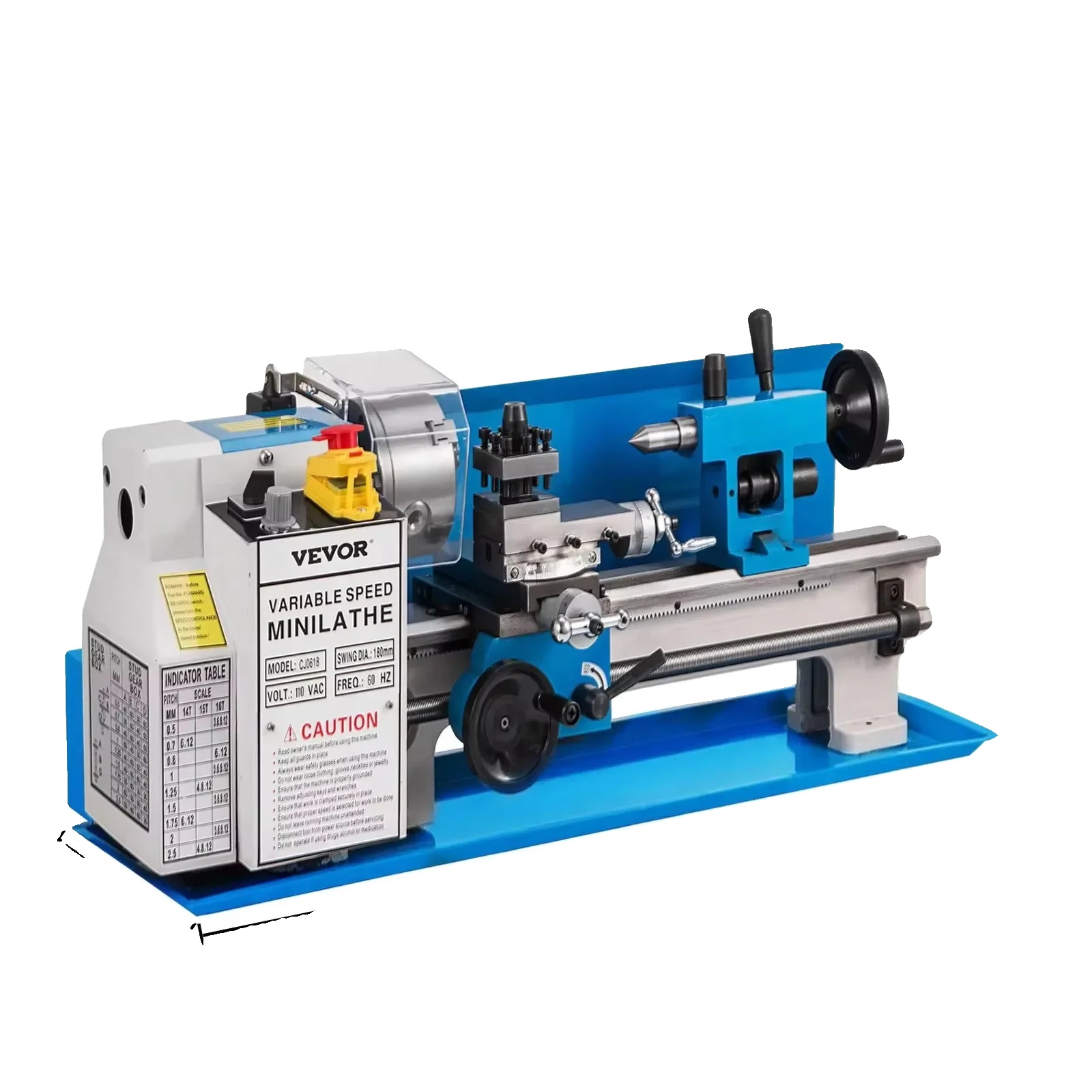Bein-dehnmaschine, Hochpräzisionsfutter, Flexible Spindeldrehzahl, Version A Drehmaschine
