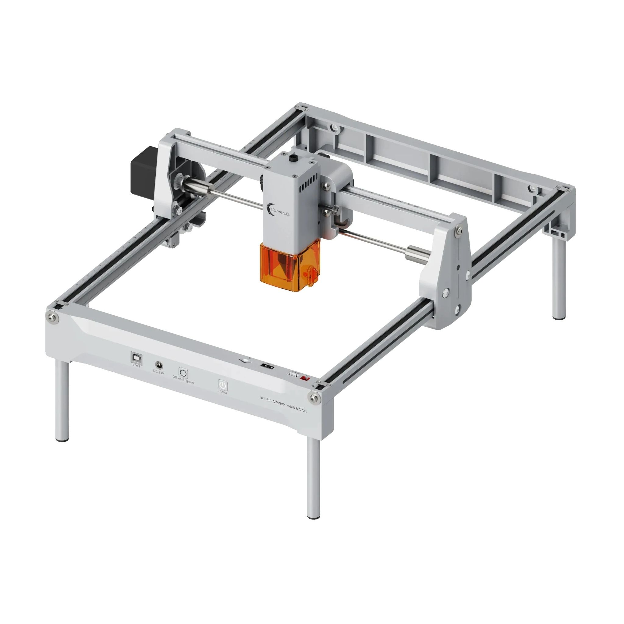Infrarot-lasergravierer, Metall- Und Schmuckgravur, Hochgeschwindigkeitsleistung, K15 Pro-1w-silber, Eu