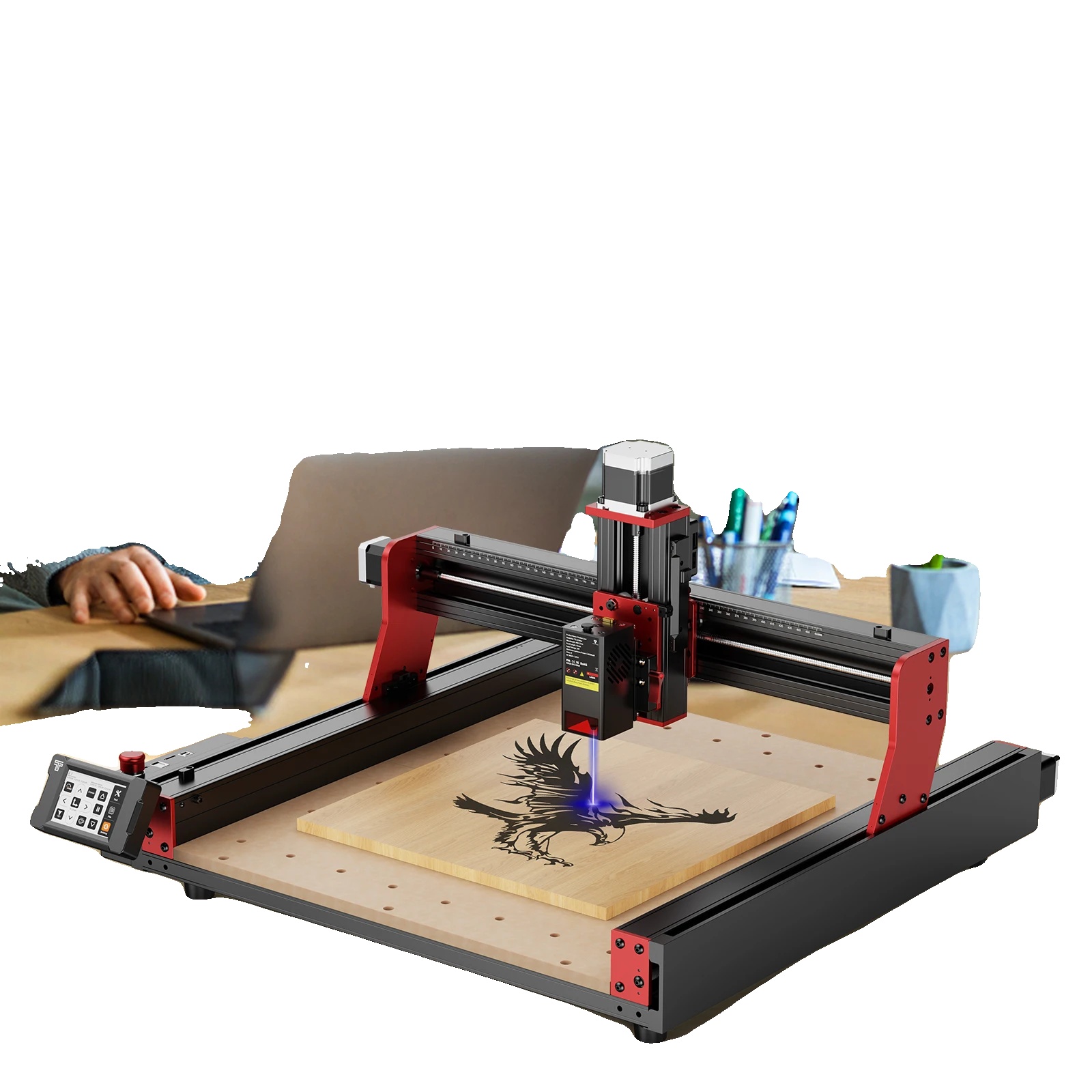 Laserkopf, 20w, 50x50x102mm, 0,1mm Gravurgenauigkeit, 10000 U/min Lüftergeschwindigkeit, Kompatibel Mit Lightburn Lasergrbl