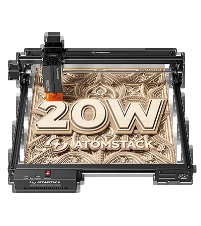 Lasergravierer, 20w Leistung, 400x400mm Gravurgröße, A20 Pro V2
