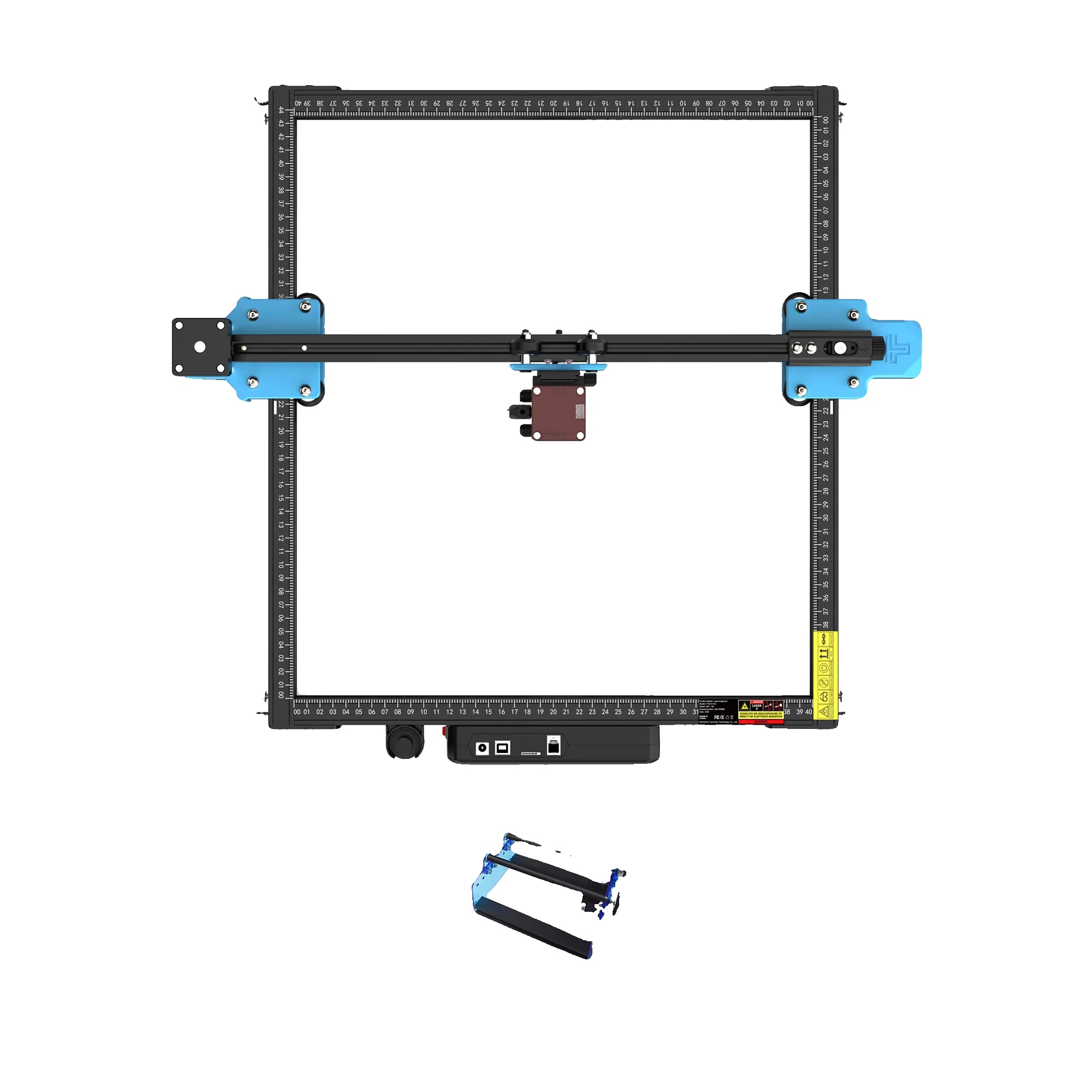 Lasergravierer, 300x300mm Gravurfläche, Hohe Präzision, Set 1, Tts-55 Pro-a, 100v-240v Eu Plug-b