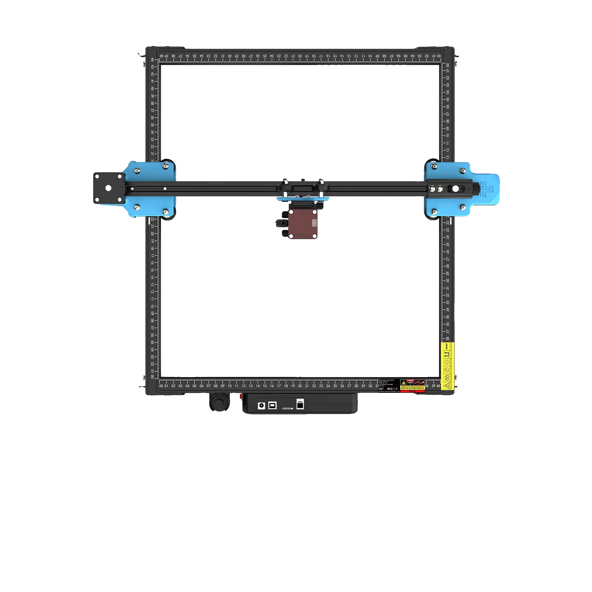 Lasergravierer, 300x300mm Gravurfläche, Hohe Präzision, Set 2, Tts-55 Pro-b, 100v-240v Eu Plug-d