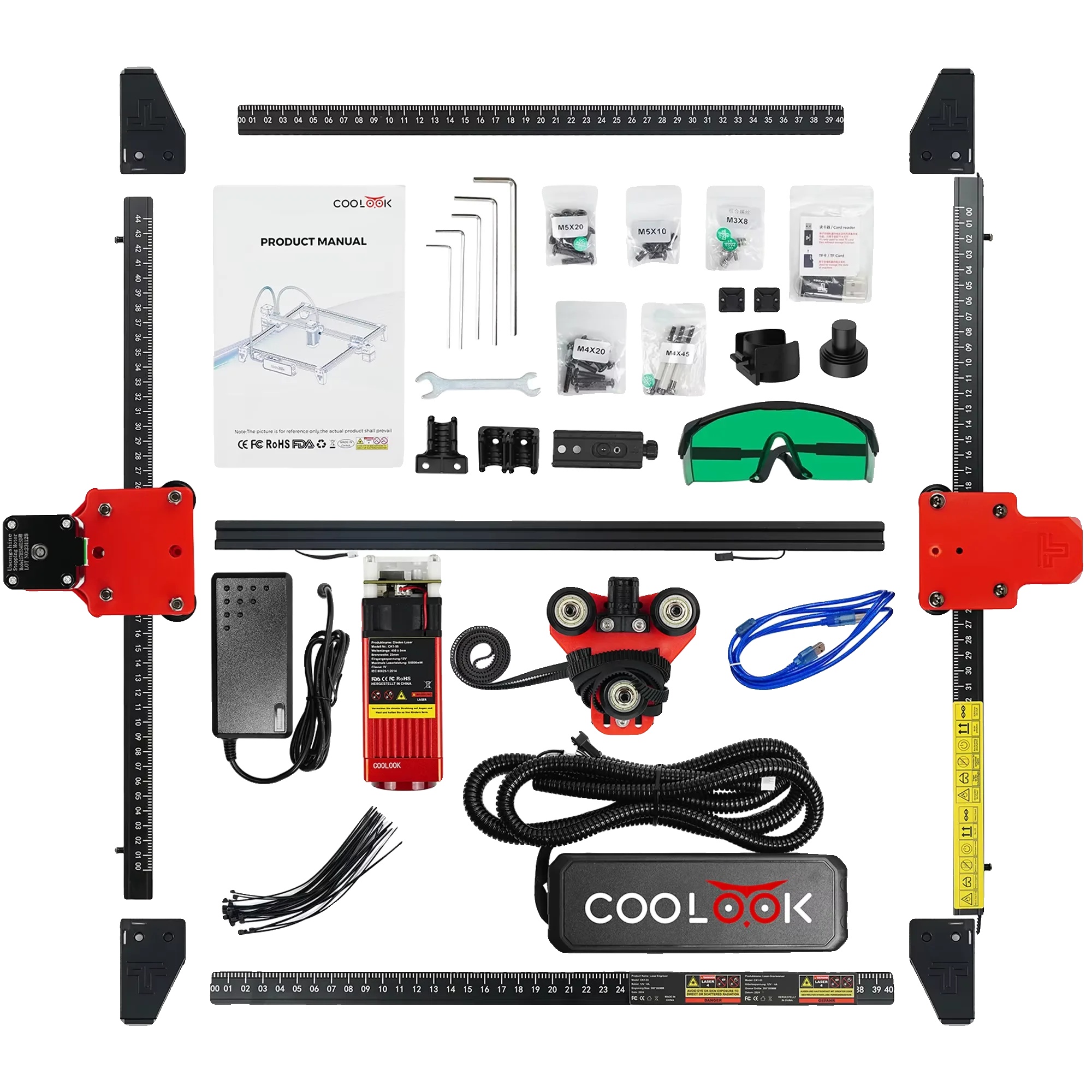 Lasergravierer, 5,5w Präzision, Wifi- Und Offline-steuerung, Ck1-55 Maschine, Eu-stecker