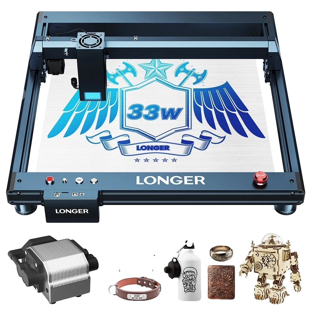 Lasergravierer, Hochgeschwindigkeit, Intelligentes Luftunterstützungssystem, Laser B1 30w