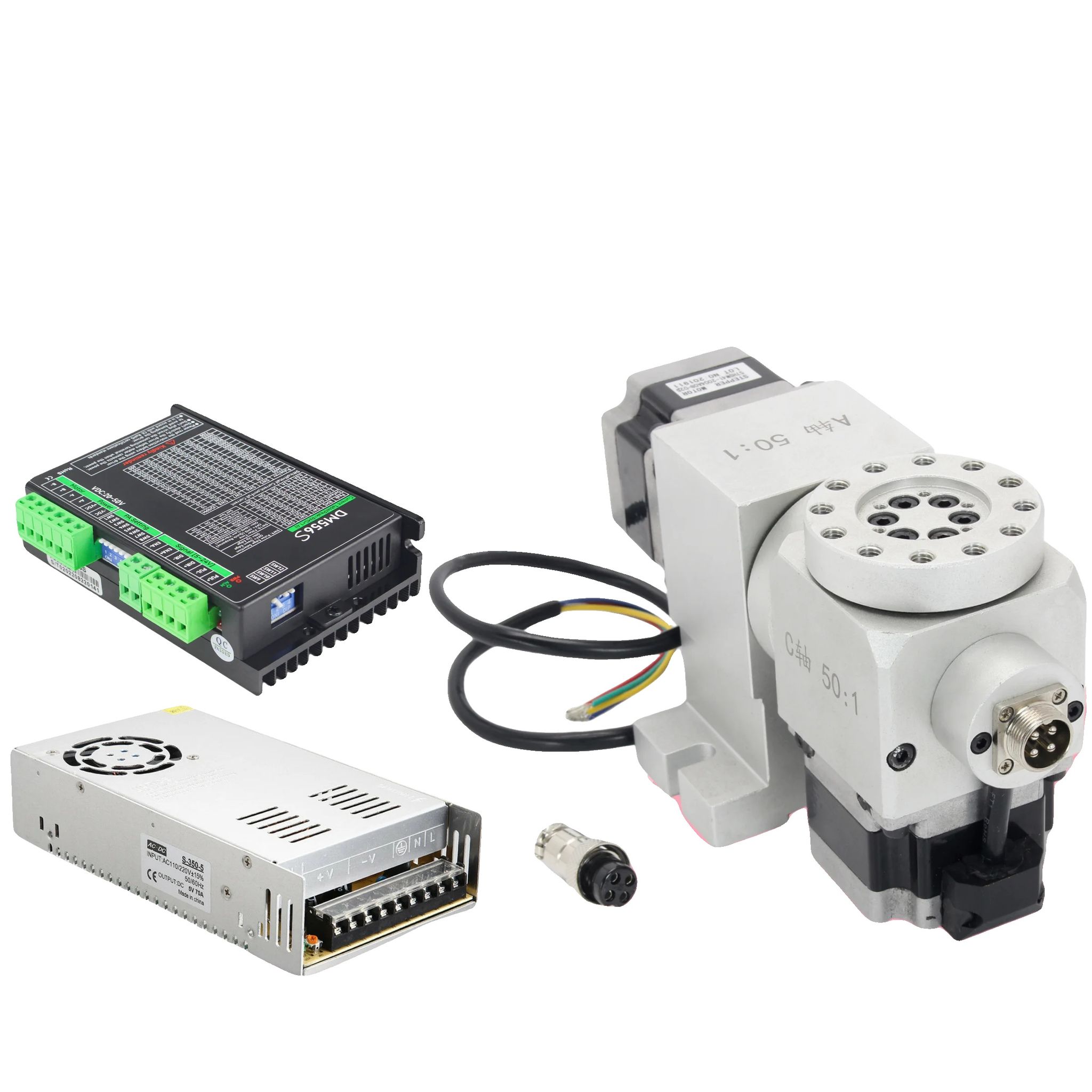 Cnc-fräsmaschine, 4. Und 5. Drehachse, Schrittmotor, Rtm14 Fahrerleistung