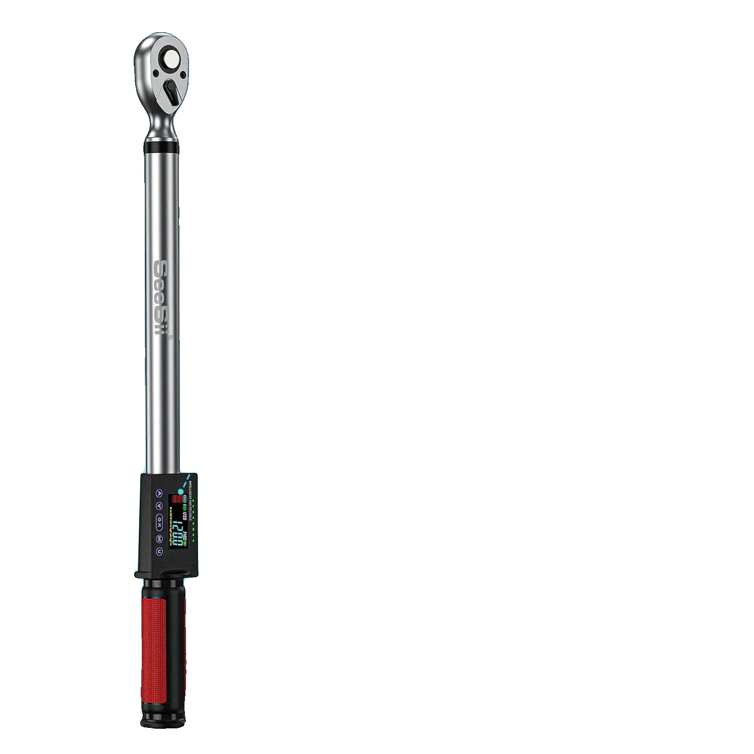 Digitale Drehmomentschlüssel, Drehmomentbereich 12,5 Ft-lbs Bis 250,8 Ft-lbs, Genauigkeit ±2%, Länge 24 Zoll, 5 Mess Einheiten, Modi