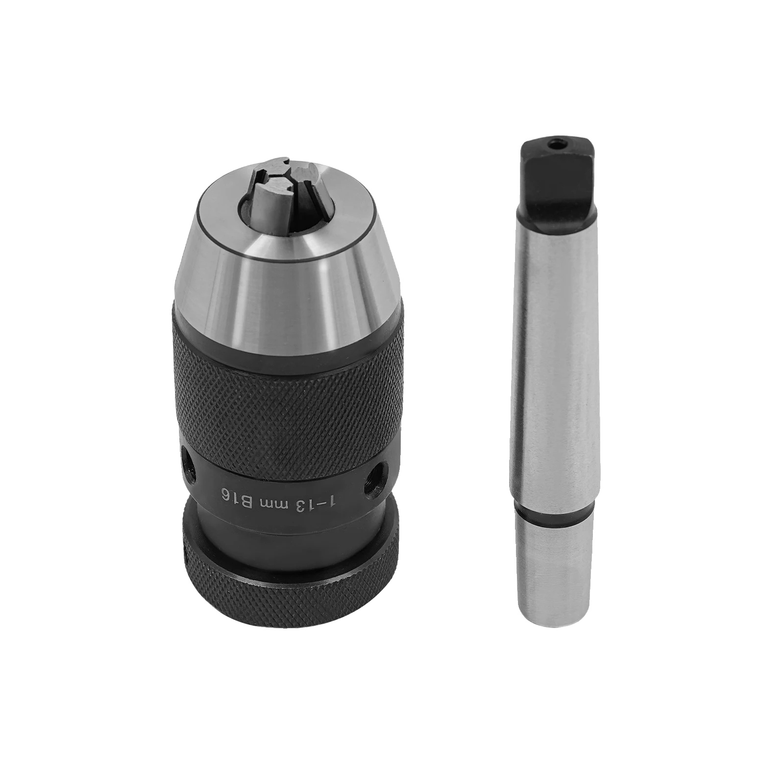 Bohrfutterset, Mt2-schaft, 1-13 Mm Spannbereich, Silber