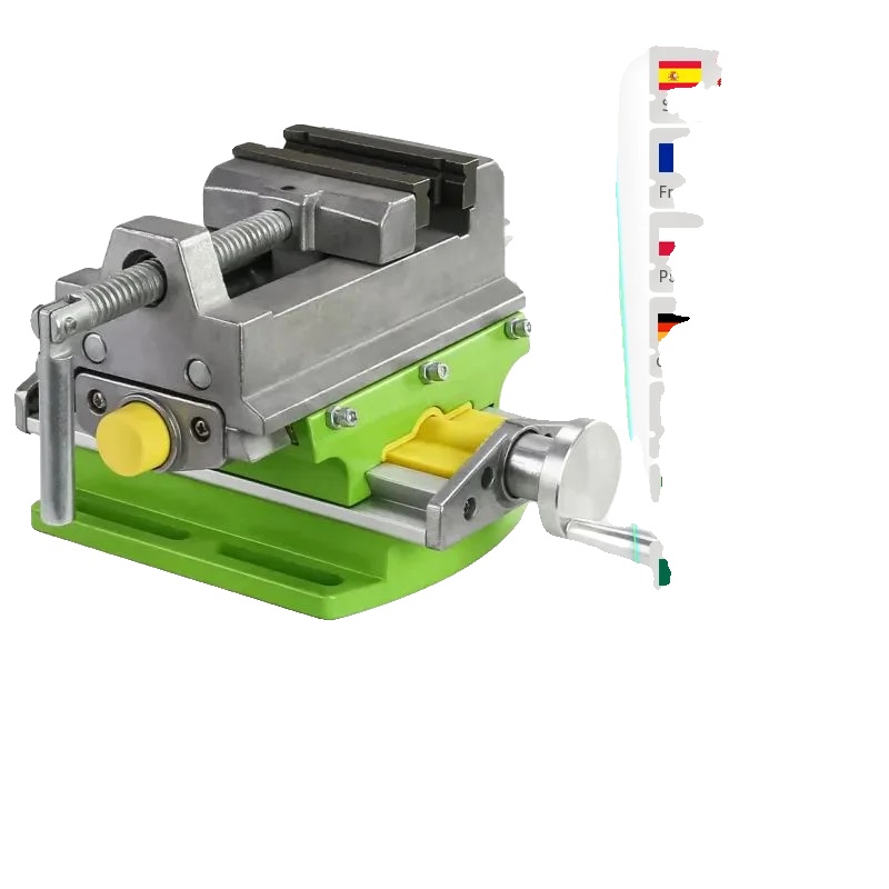 Kreuzschiebestock, 3-zoll Backenbreite, Metallkonstruktion, Geeignet Für Fräs- Und Bohrmaschinen, Kreuzschiebemechanismus, Präzisionsengineering