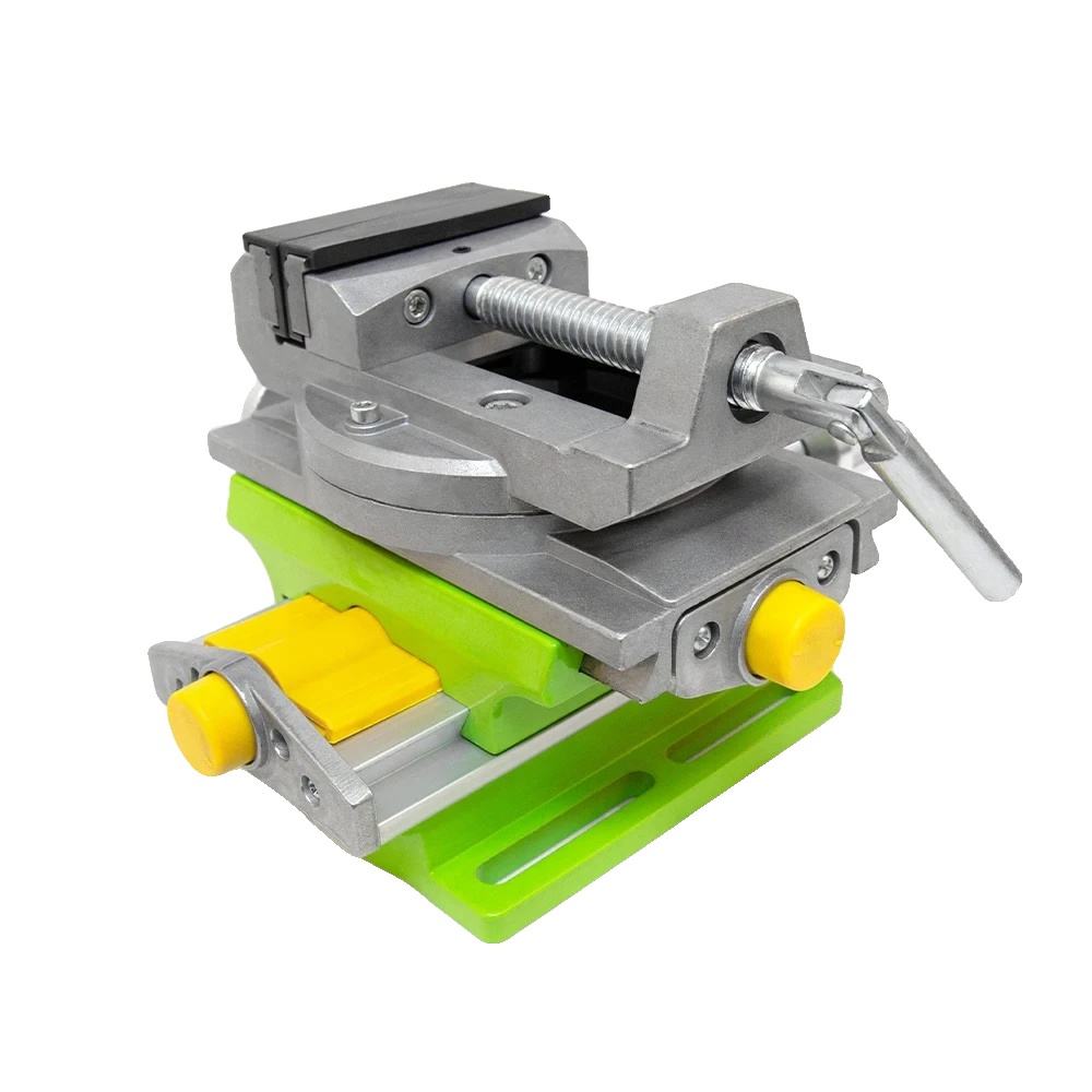 Fräs- Und Bohrvorrichtung, Aluminiumlegierung, X-achsen-hub 80 Mm, Y-achsen-hub 67 Mm, Drehwinkel 90°, Maximale Spannweite 77 Mm