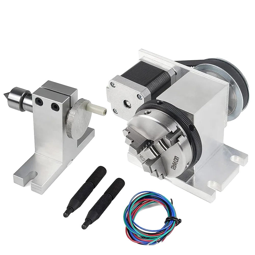Cnc-drehbank-kit, Drehachse, Kompatible Spannfuttertypen, 3 Backen