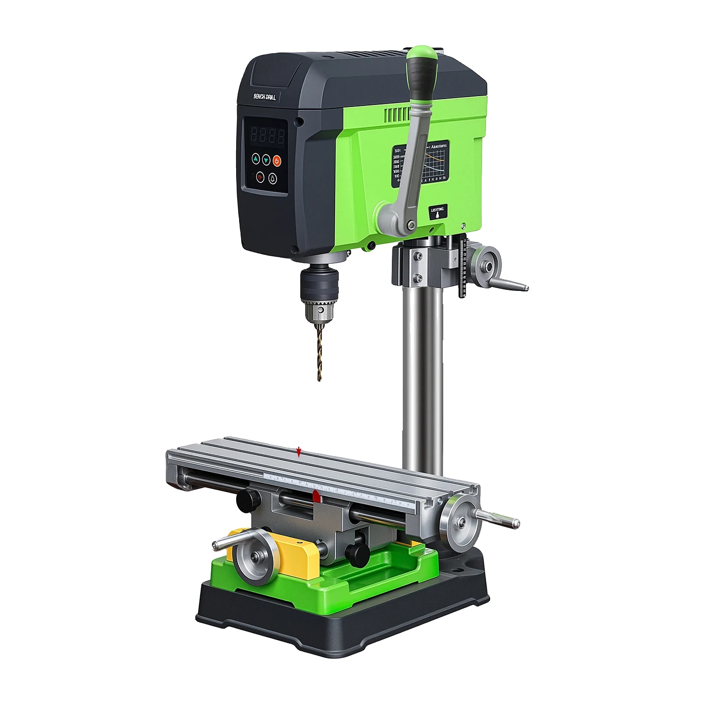 Elektrobohrer, 400w Leistungsaufnahme, Bürstenloser Motor, Kompatibel Mit Standardzubehör, Holzverarbeitungsanwendung, Inklusive Tragetasche