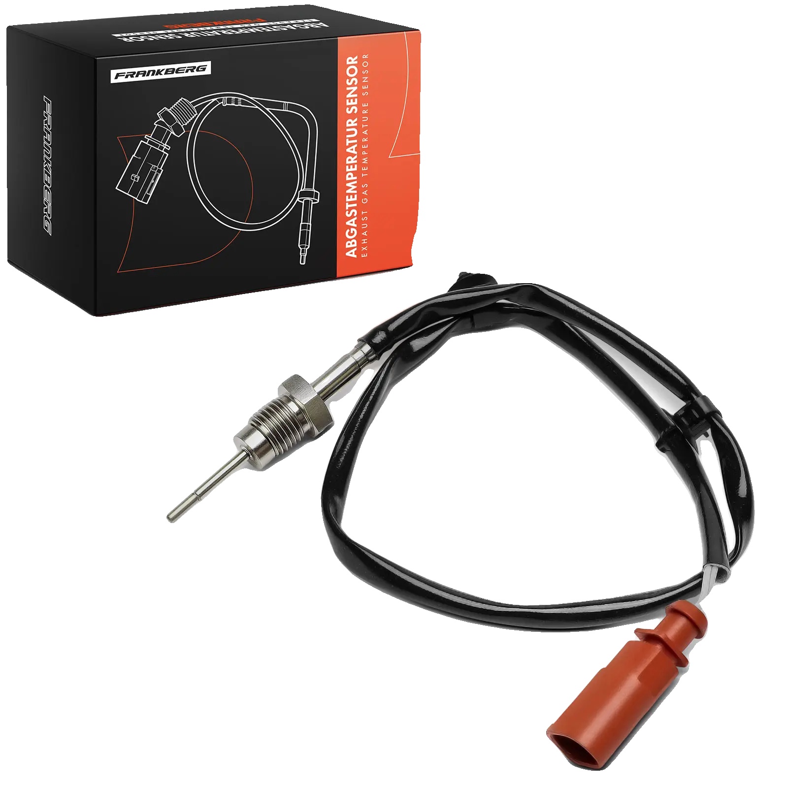 Temperatursensor, Länge: 624 Mm, Kabellänge: 579 Mm, Gewindegröße: M14 X 1,5, Anzahl Der Steckerkontakte: 2, Schlüsselgröße: 17 Mm
