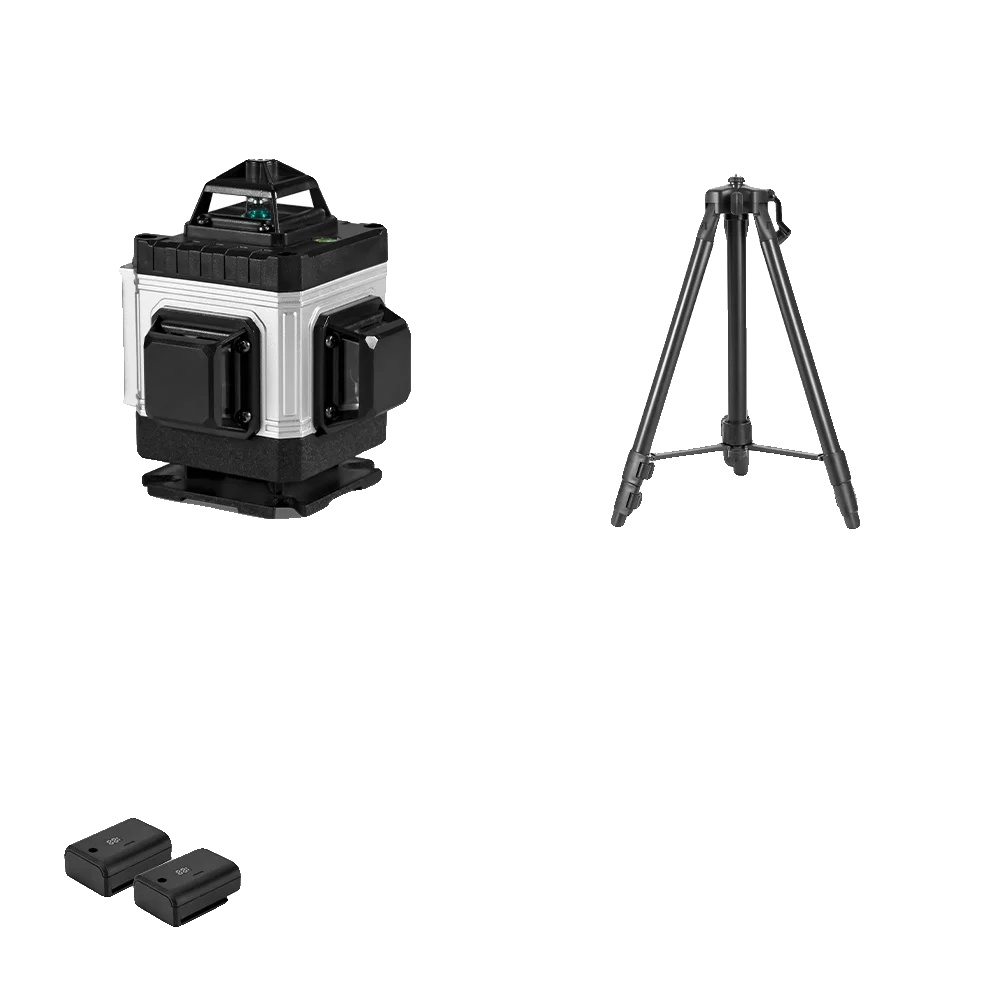 Laser-nivelliergerät, 16 Linien, Fernbedienung, 120cm Stativset, 100v-240v Eu Stecker Typ C-a