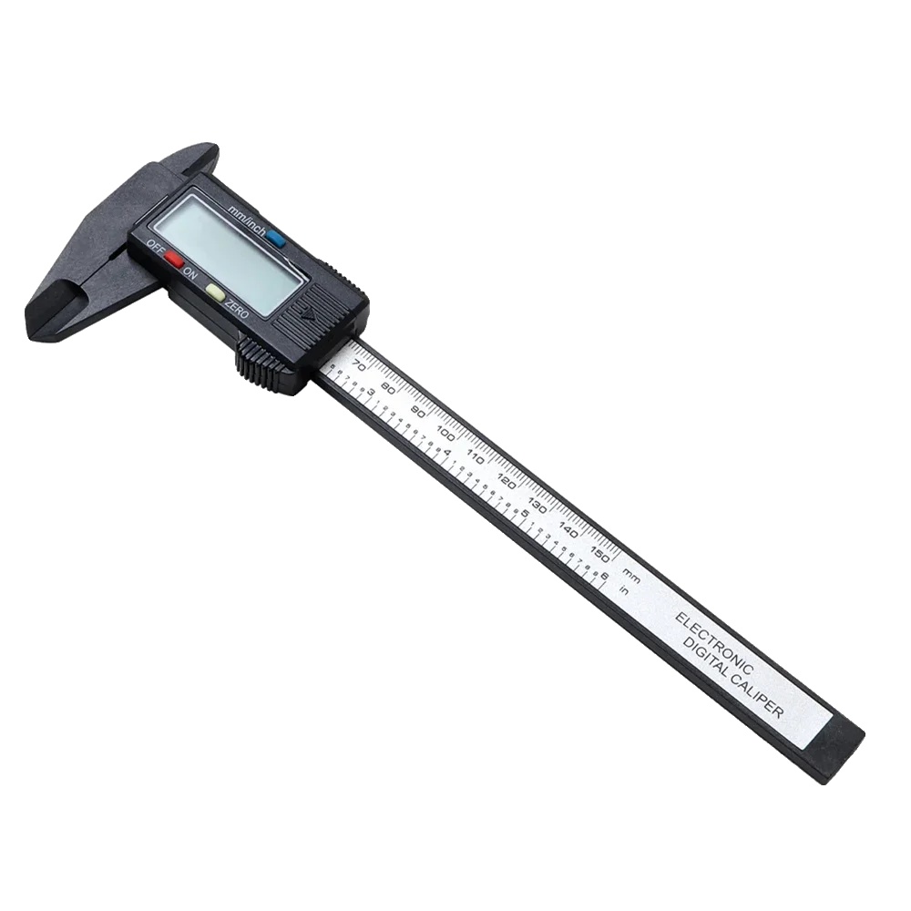 Digitale Schieblehre, Carbonfaser-material, Präzisionsmessung, 150mm