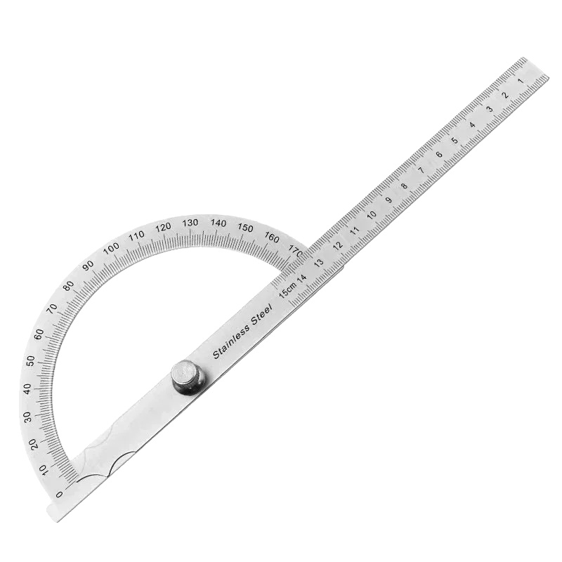 Goniometer, Edelstahlkonstruktion, Verstellbare Winkel, Hohler Halbkreis