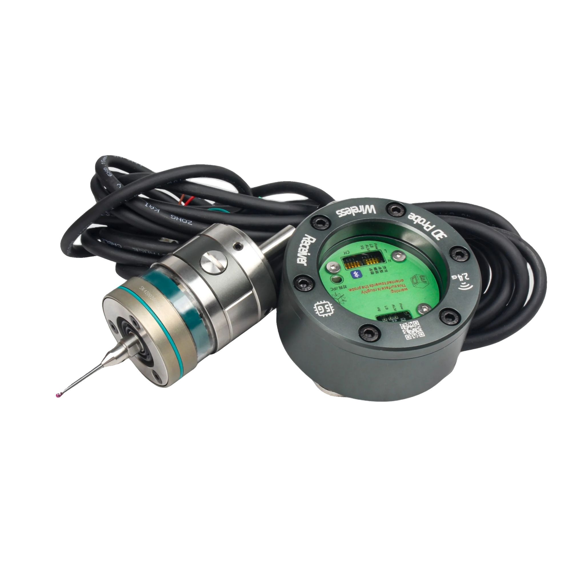 3d Drahtlos Z-achsen Sondenwerkzeug, Sondenaugenauigkeit 0,001 Mm, Sondenlänge 30 Mm, Klemmdurchmesser 8 Mm, Wasserdichtigkeit Klasse Ip67,