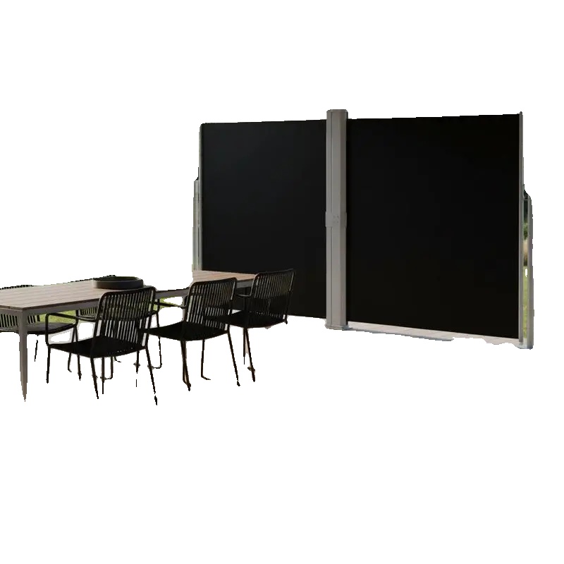Seitenmarkise, Uv-beständiges Material, Automatischer Aufrollmechanismus, 140x600 Cm