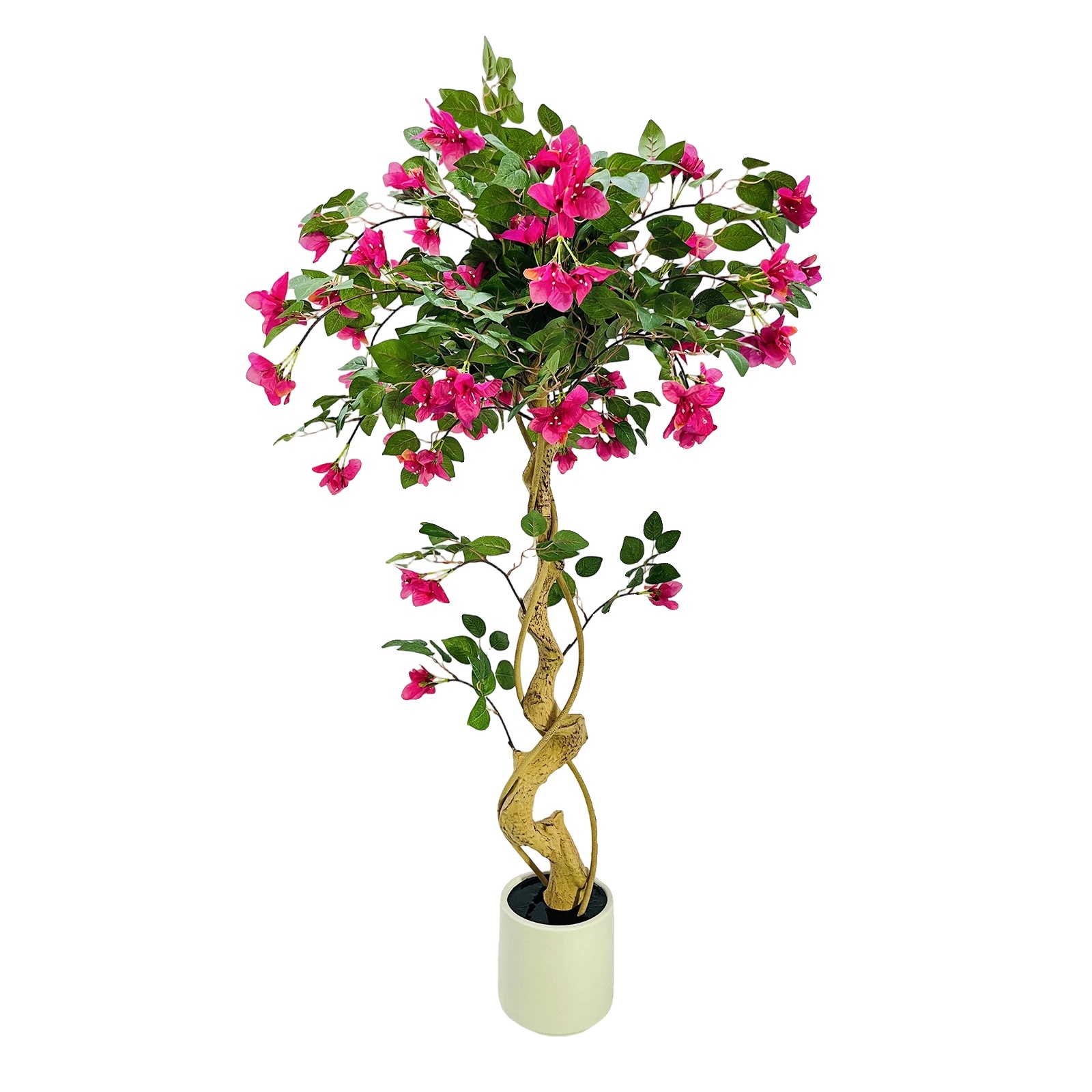 Künstlicher Bougainvillea-baum, Realistische Seidenblumen, Für Innen- Und Außenbereich, 120cm