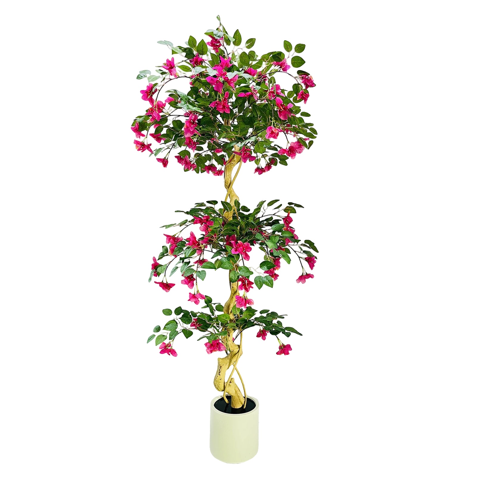 Künstlicher Bougainvillea-baum, Realistische Seidenblumen, Für Innen- Und Außenbereich, 180cm