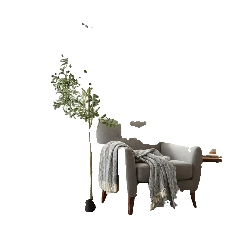 Künstlicher Olivenbaum, Realistisches Design, Vielseitige Dekoration, Grün