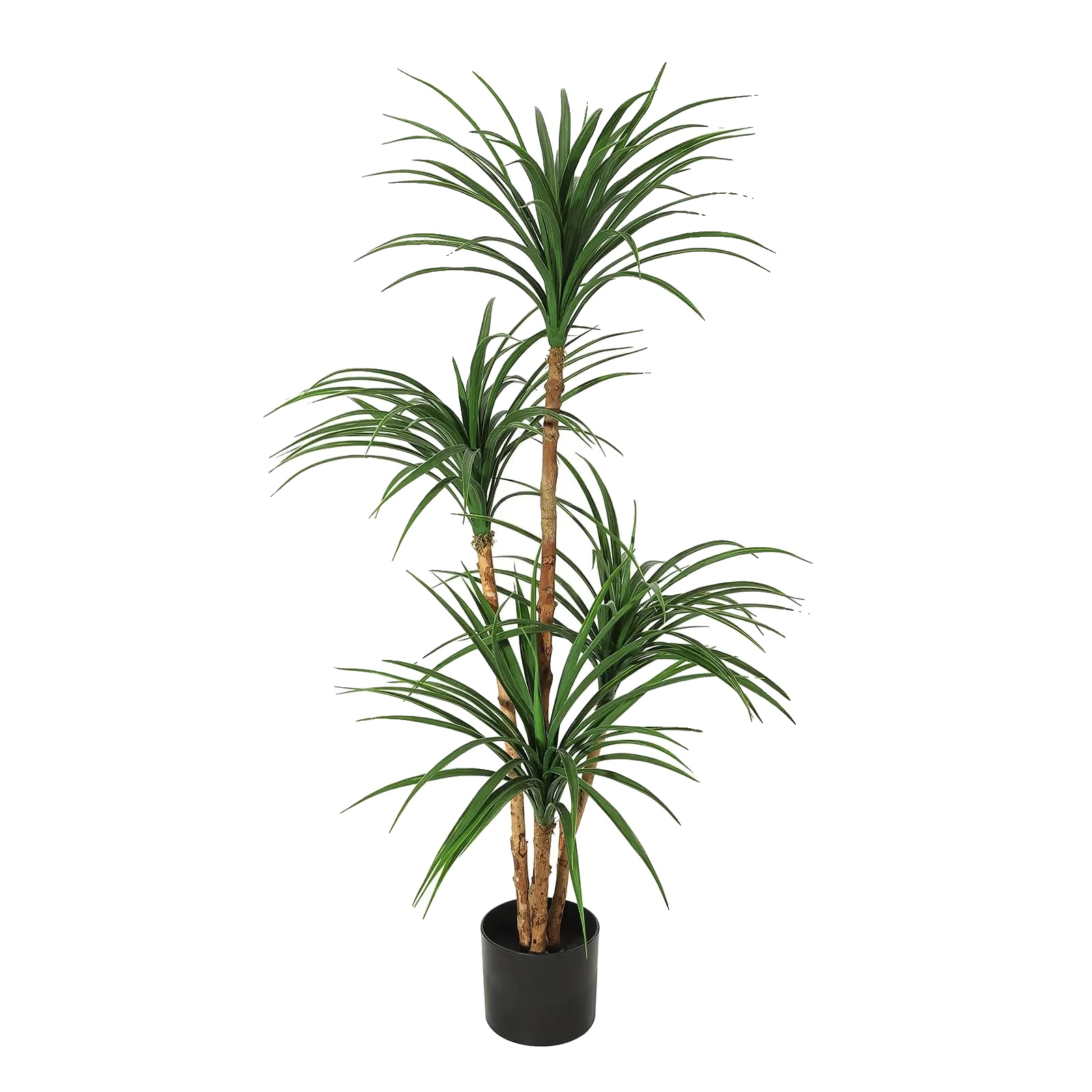 Künstlicher Drachenbaum, 1,20 M Höhe, Pe-material, Für Den Innenbereich, Verstellbares Design, Bodenplatzierung