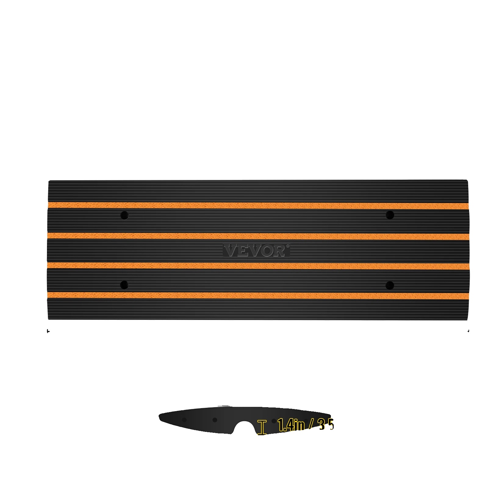 Kabelschutzrampe, Hohe Tragfähigkeit, Rutschfestes Design, 1pack