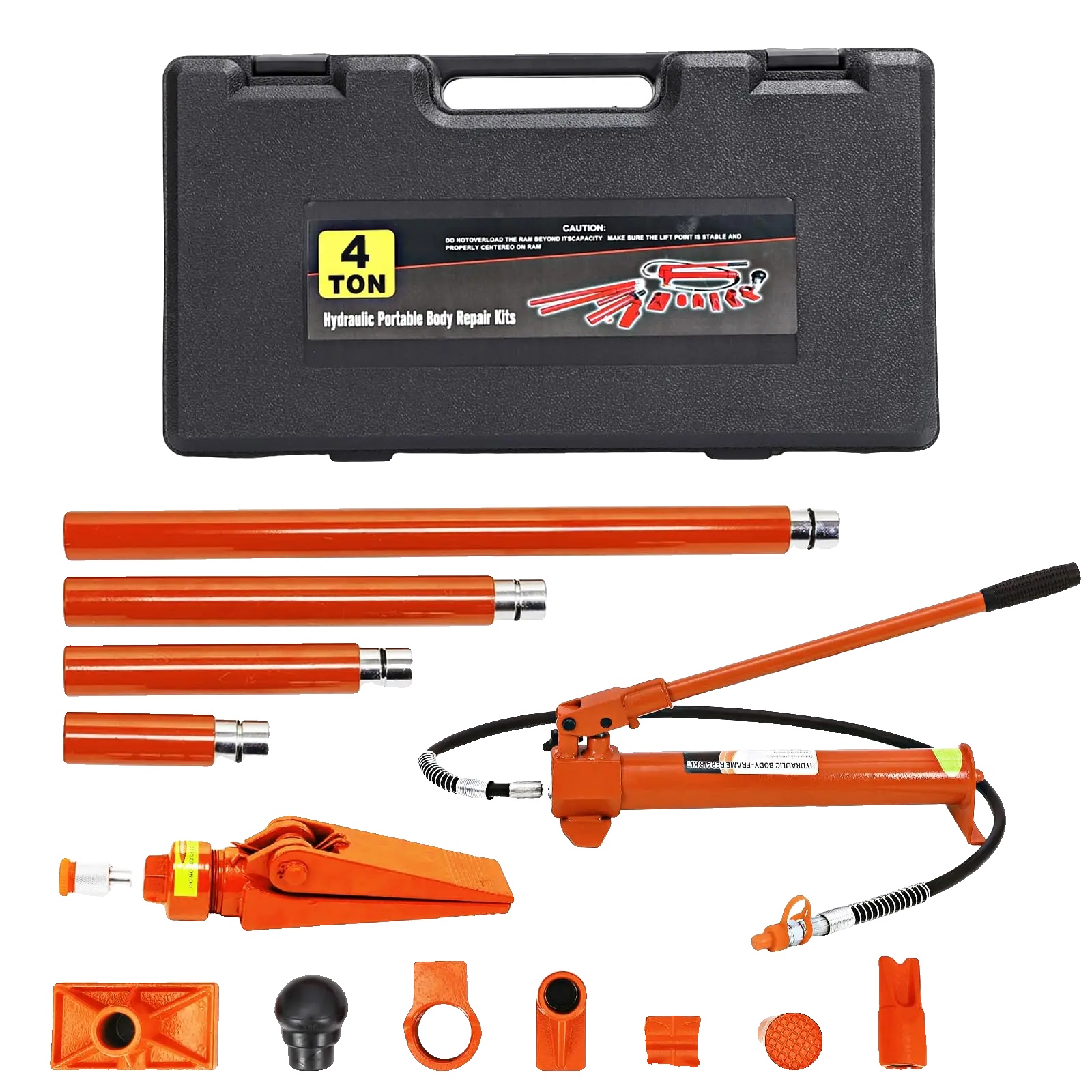 Porta Power Kit, Hochleistungs-hydraulik, Robuste Aufbewahrungstasche, Orange