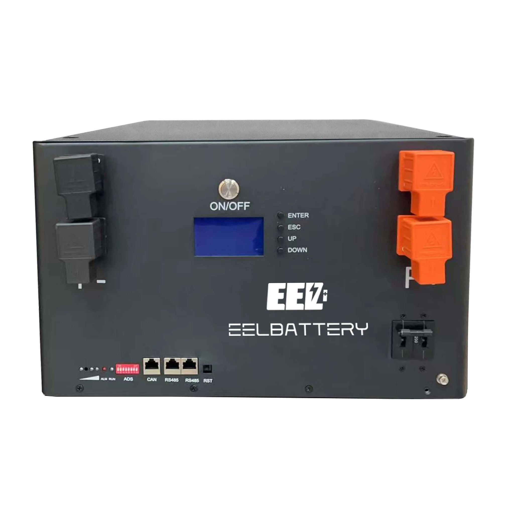 Batteriekasten, 48v 16s Bms, Stapelbares Design, De V5 Box-schwarz, 200a Bms
